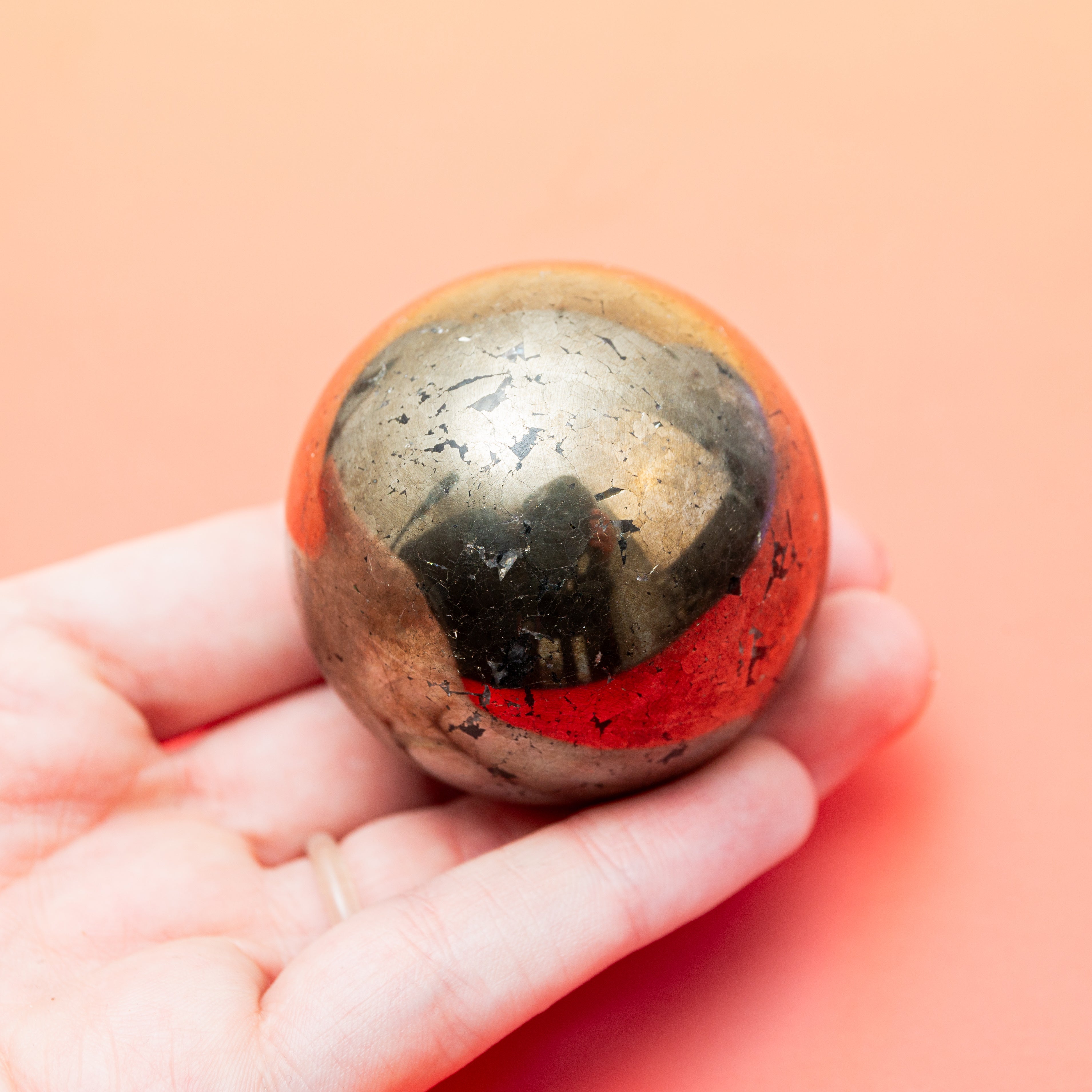 Pyrite Sphere - 50mm / 285g