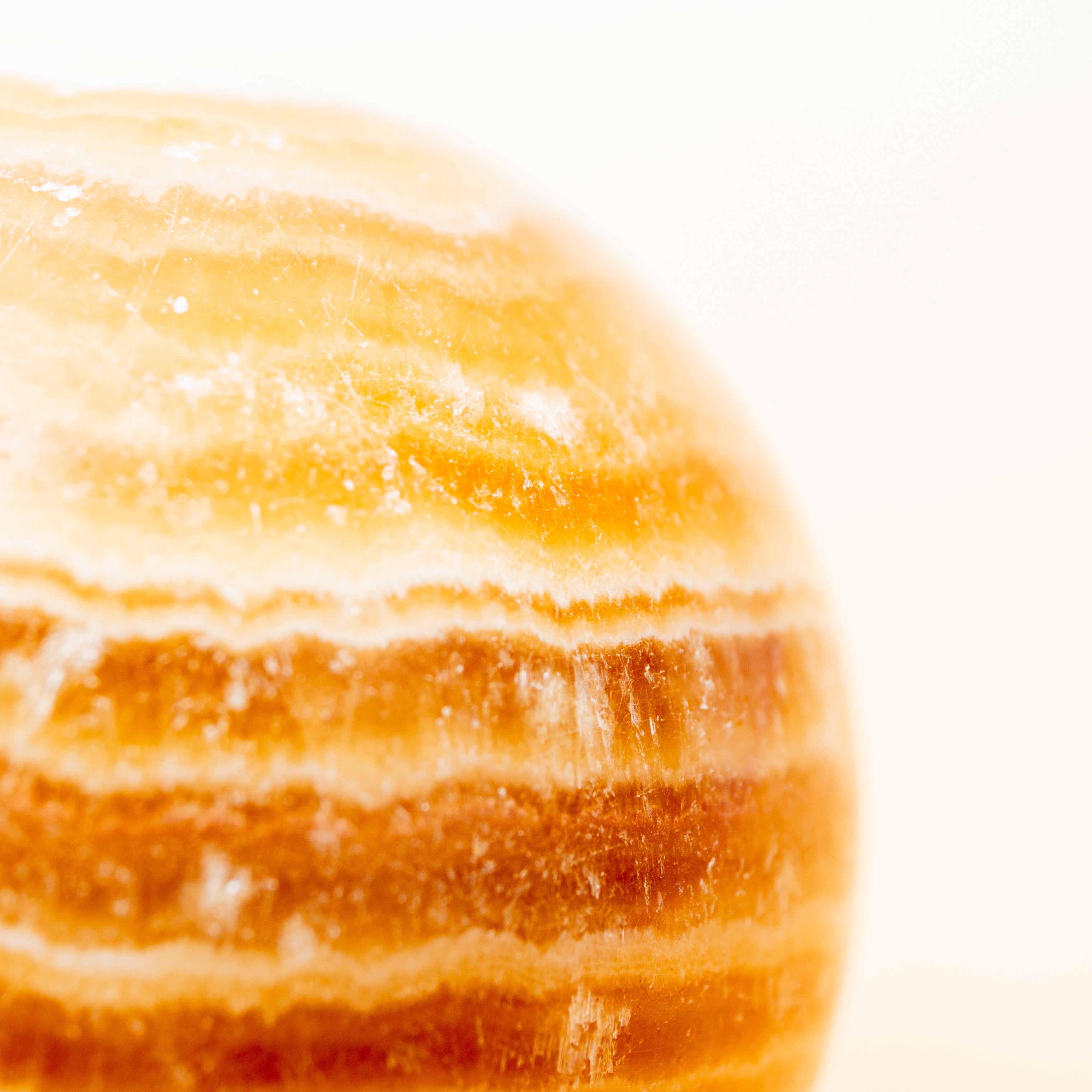 Yellow Calcite Sphere - 65mm/415g