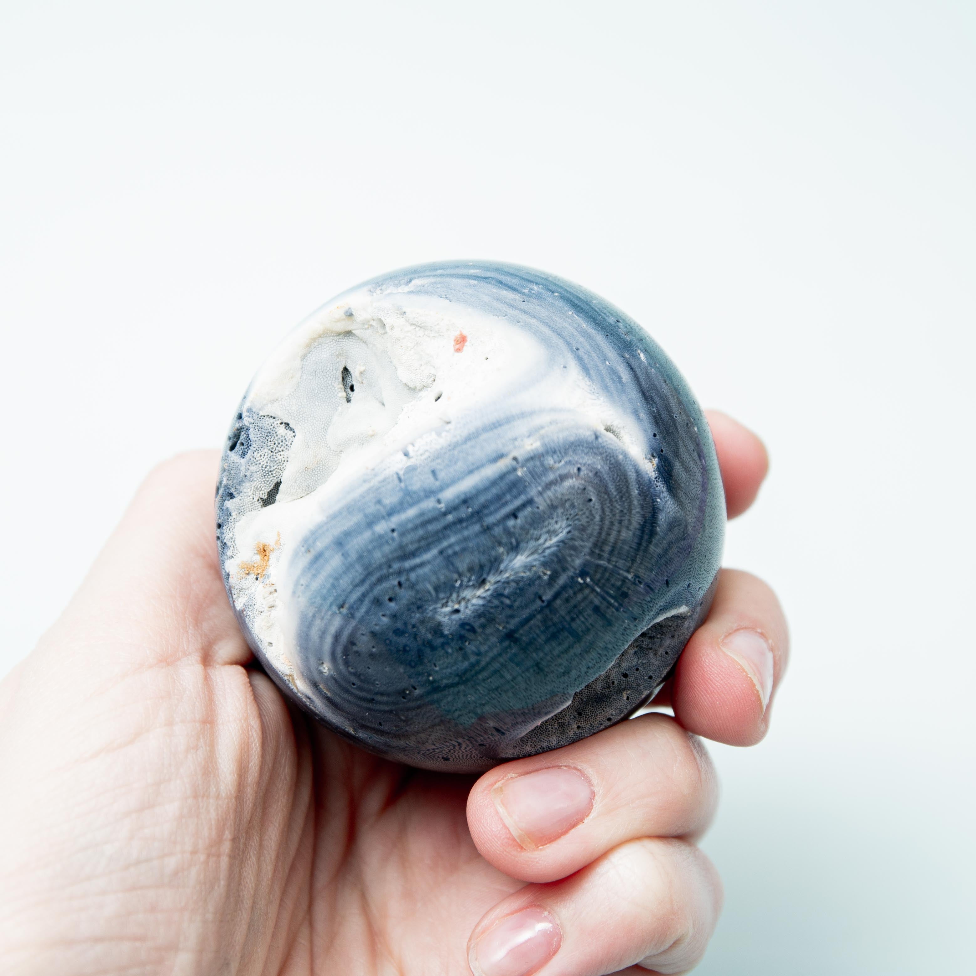 Blue Coral Sphere - 60mm/228g