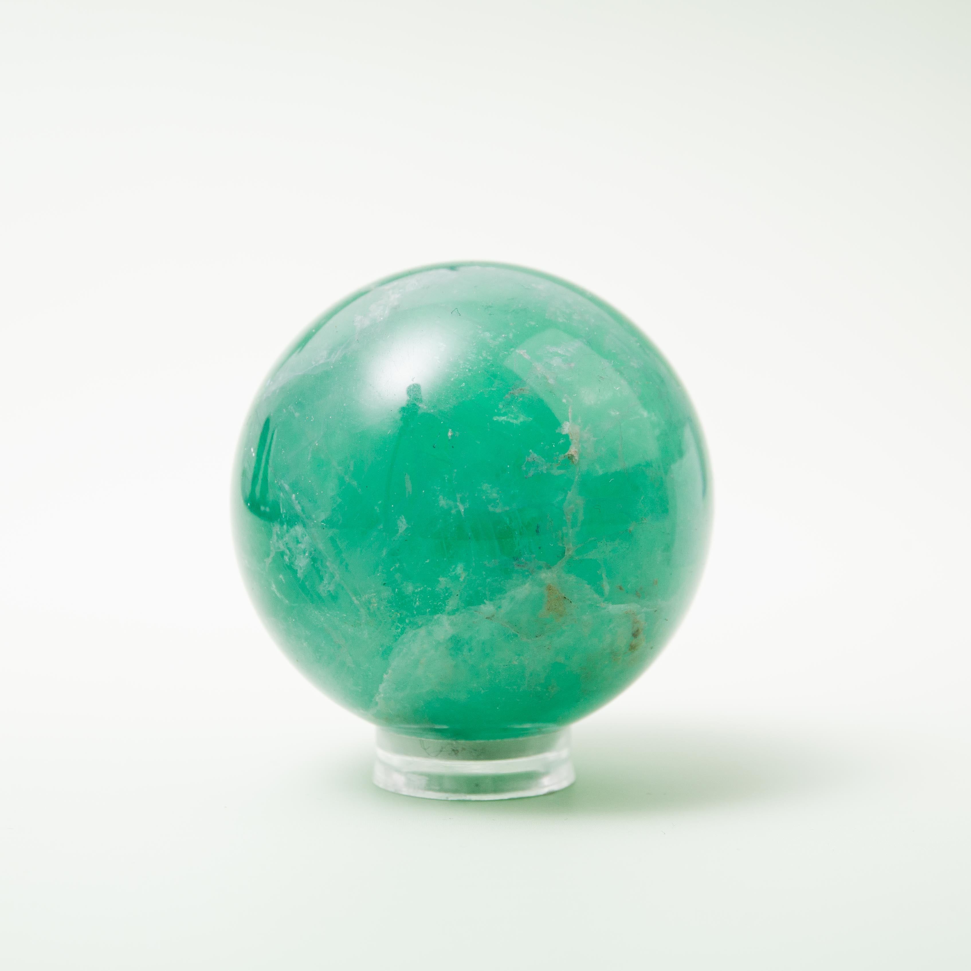 Green Fluorite Sphere - 60mm/366g