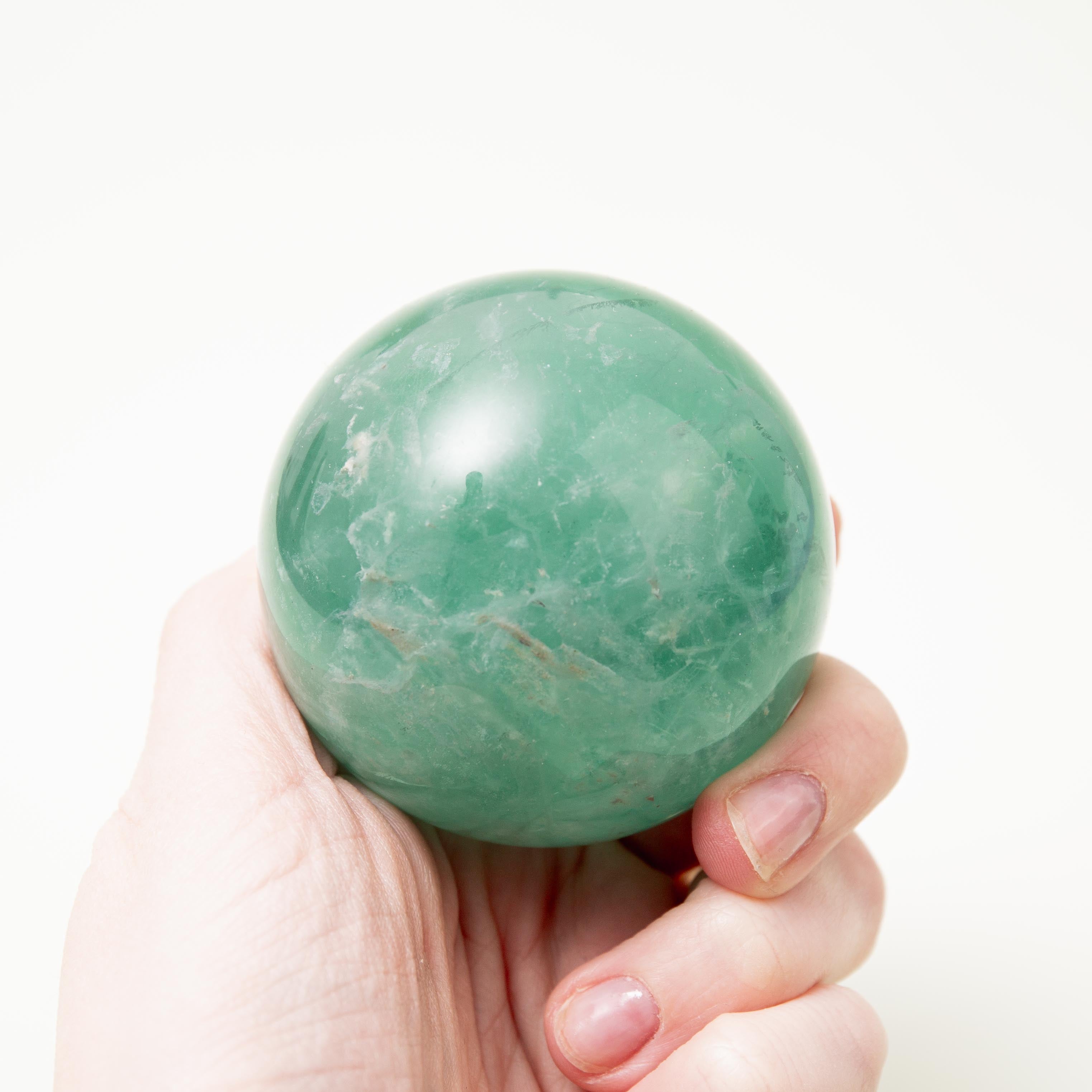 Green Fluorite Sphere - 60mm/366g