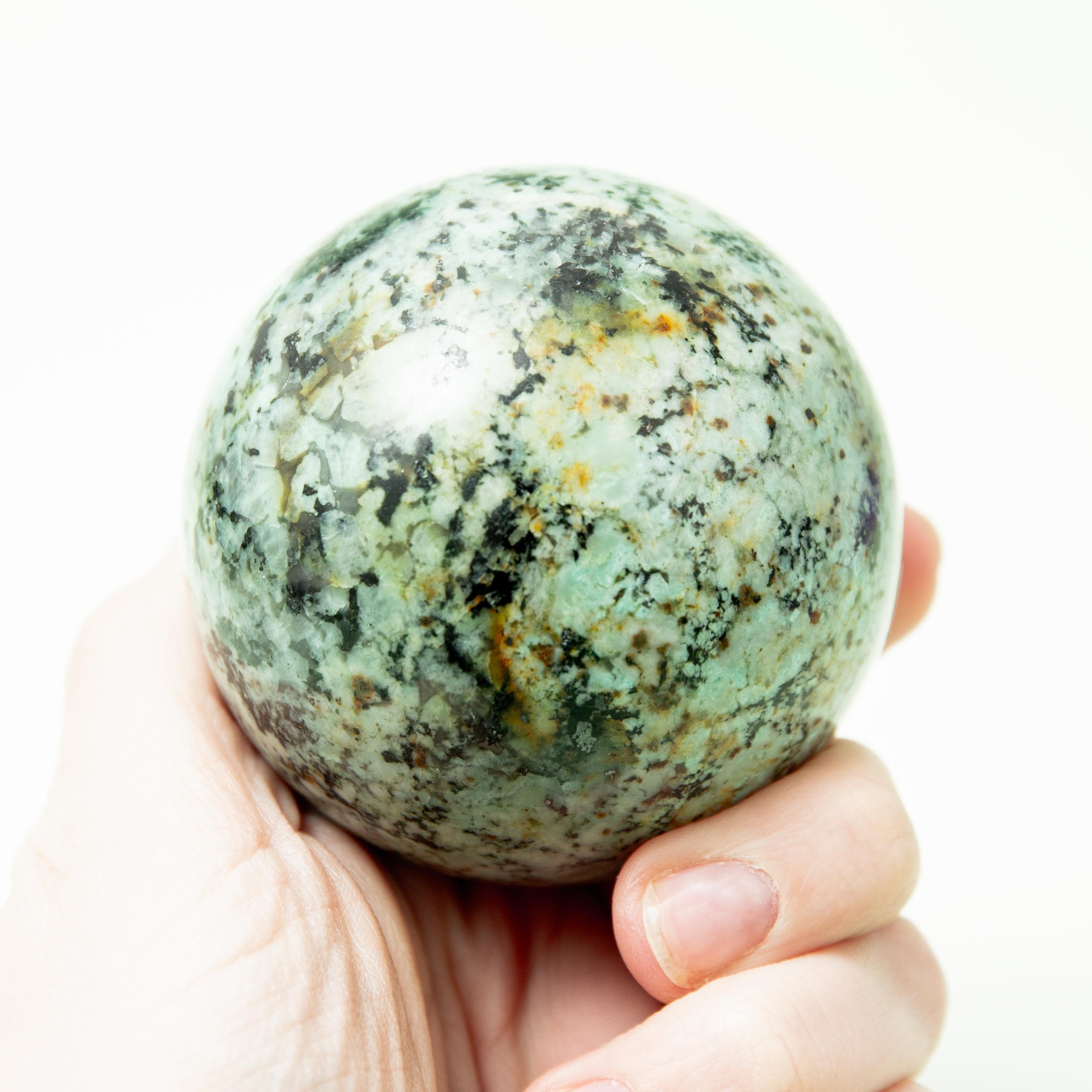 African Turquoise Sphere - 65mm/376g