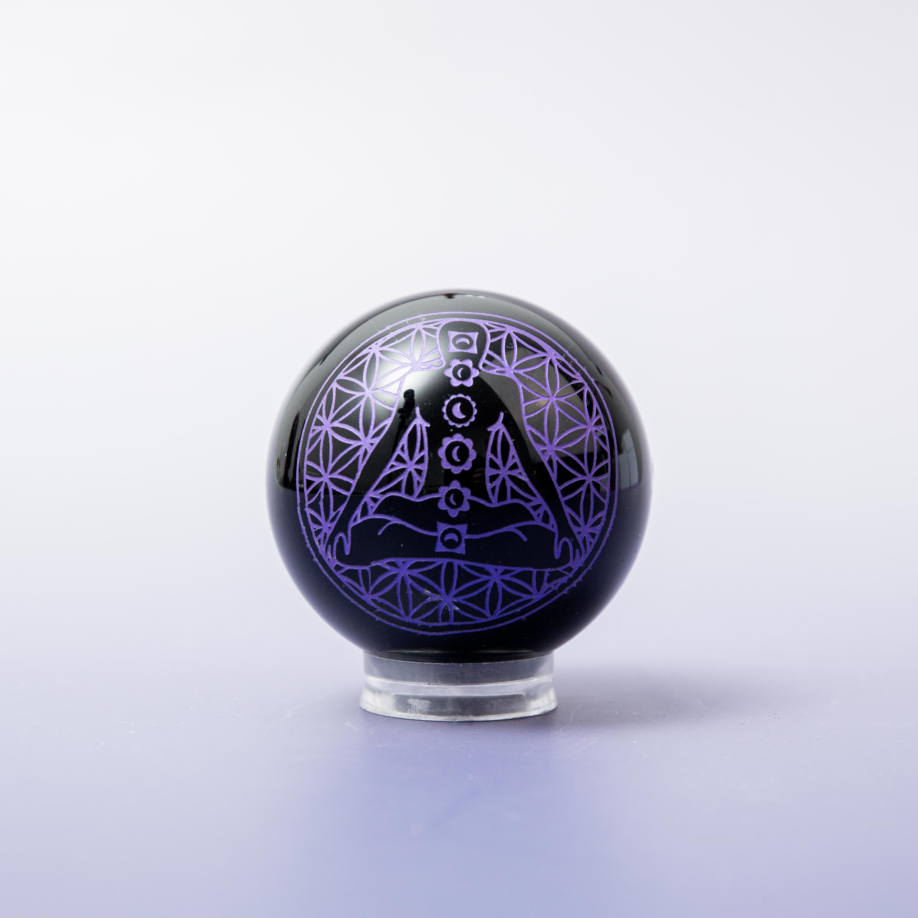Obsidian Yoga Sphere - 50mm/169g