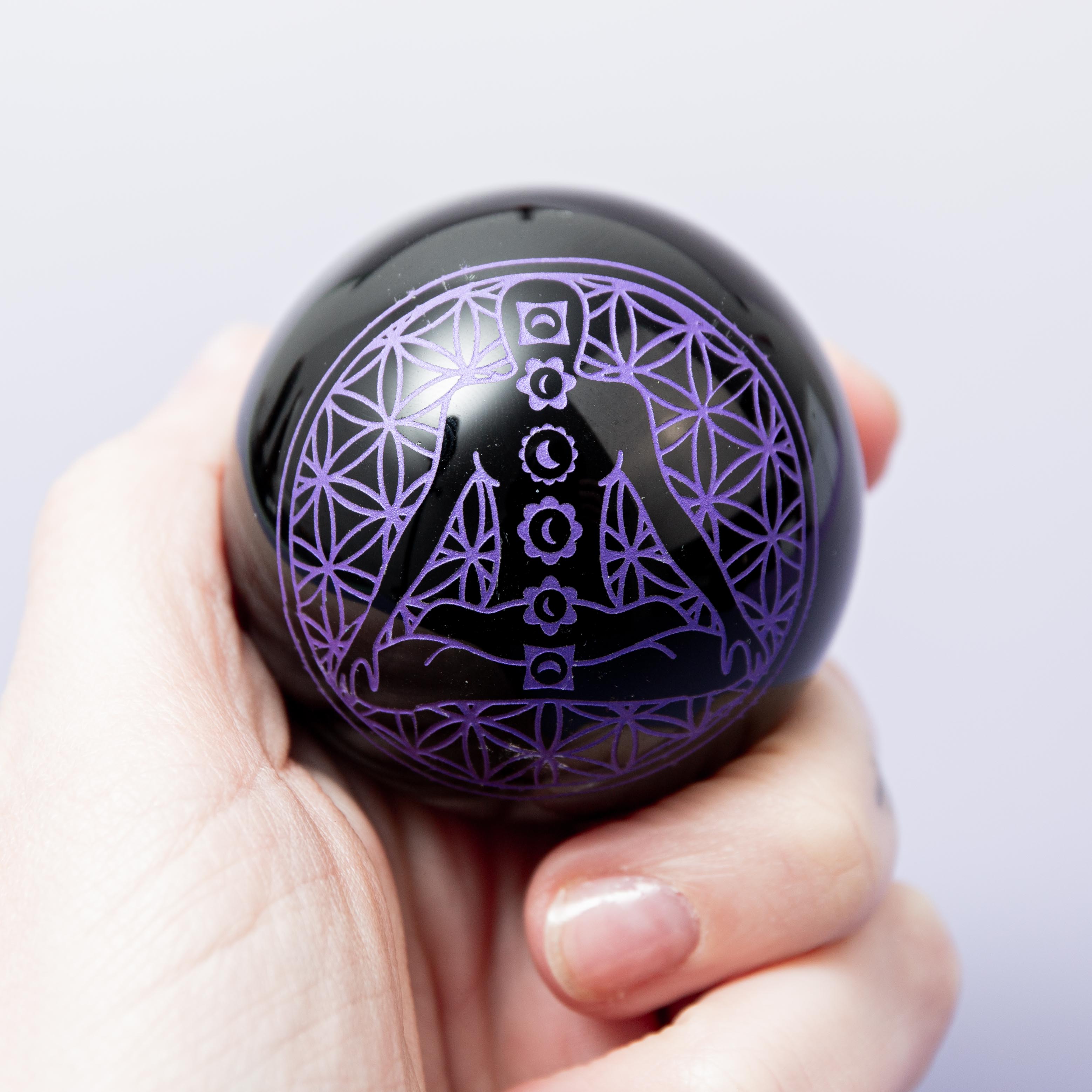 Obsidian Yoga Sphere - 50mm/169g