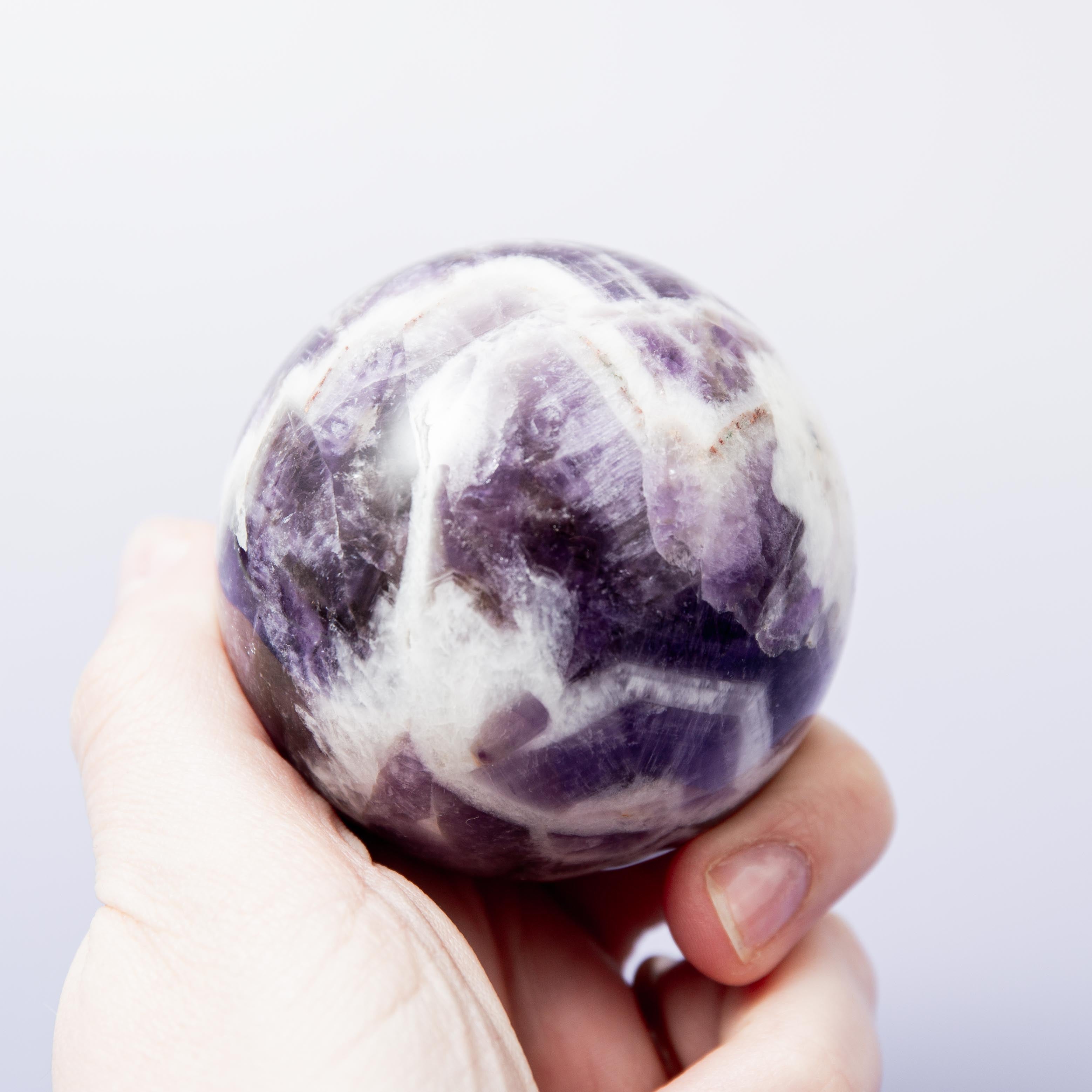 Chevron Amethyst Sphere -72mm/527g