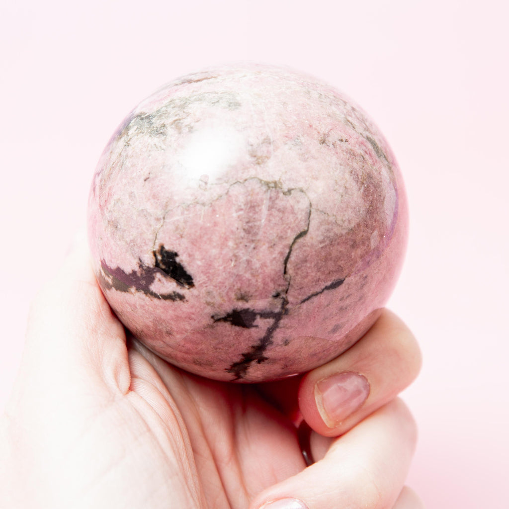 Rhodonite Sphere -63mm/486g