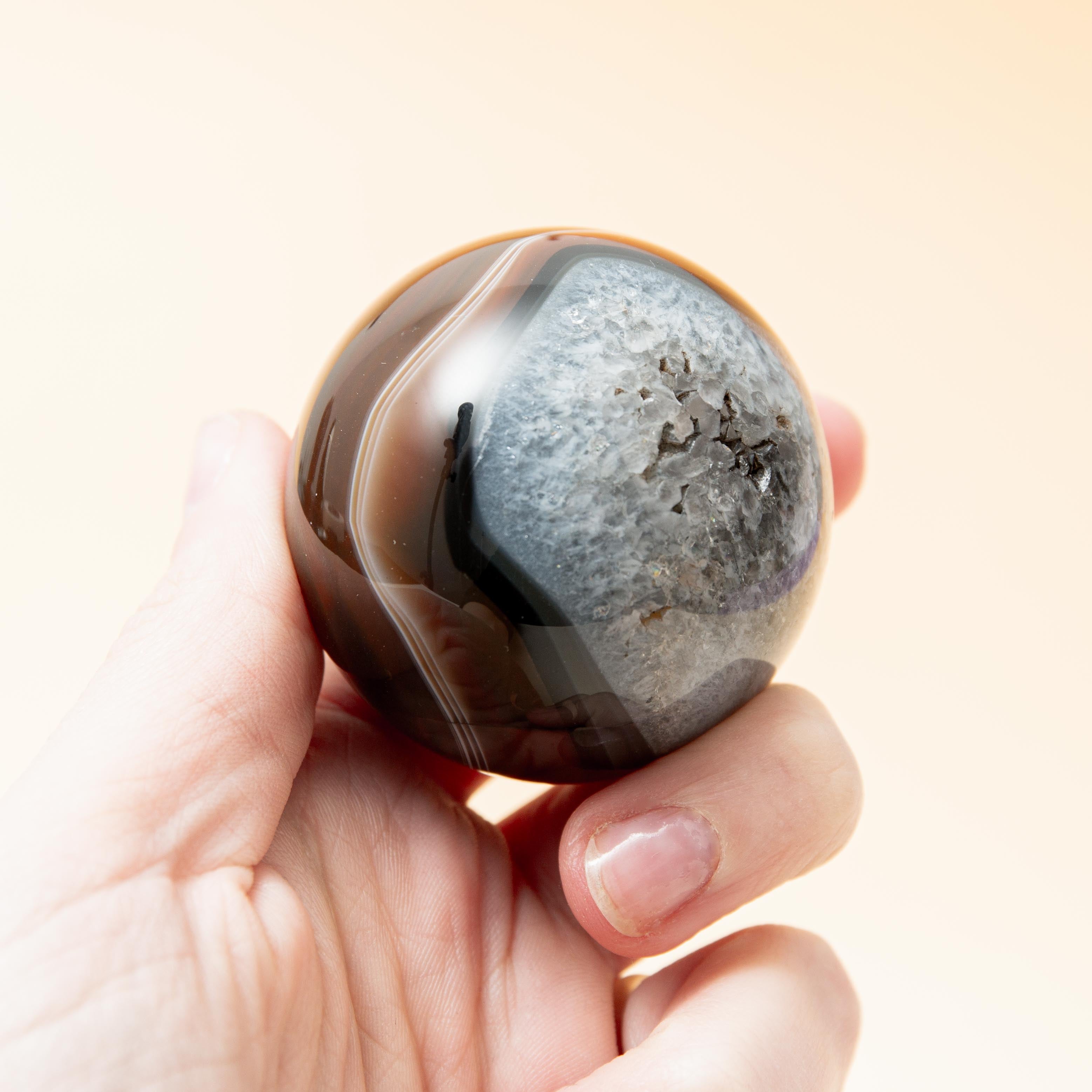 Red Agate Sphere - 50mm/158g