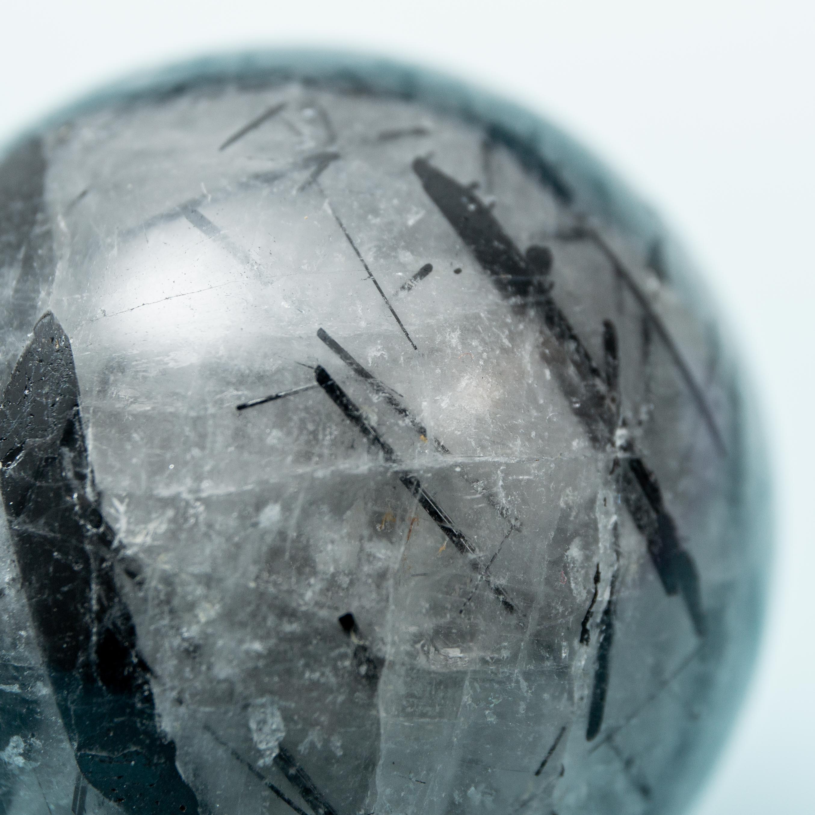 Black Tourmaline in Quartz Sphere - 42mm/108g
