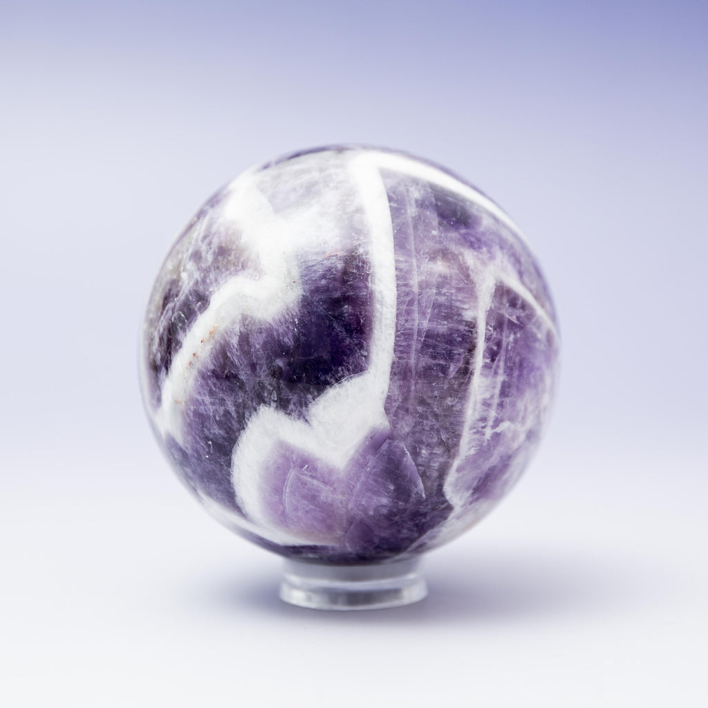 Chevron Amethyst Sphere - 60mm/295g