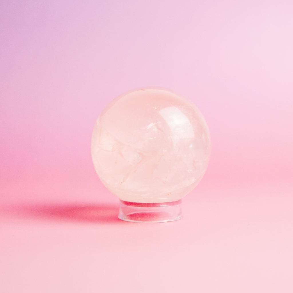 Rose Quartz Sphere - 60mm/302g