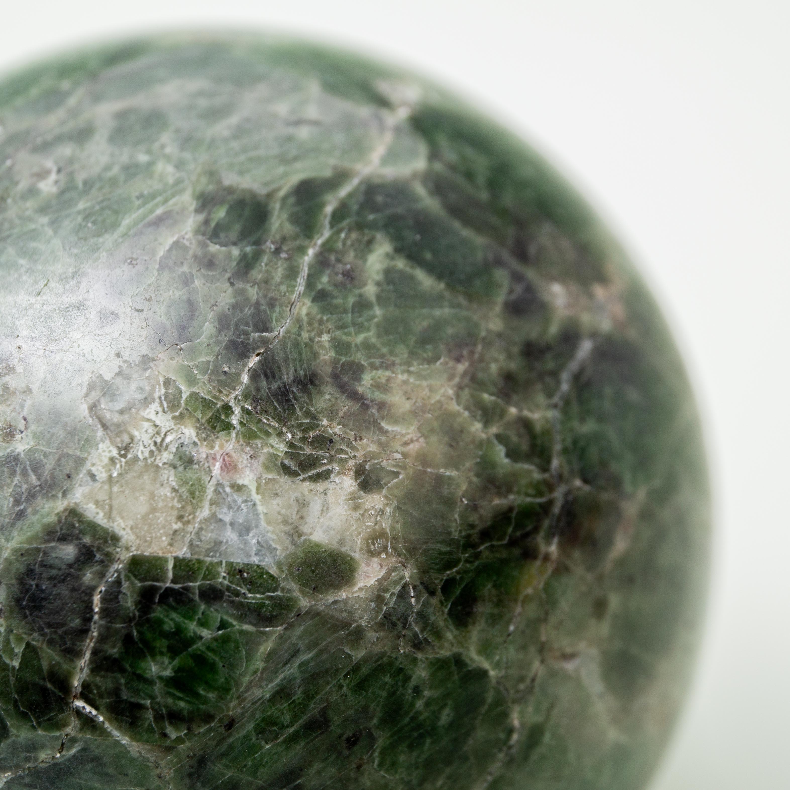 Chrome Diopside Sphere - 63mm/398g (A)