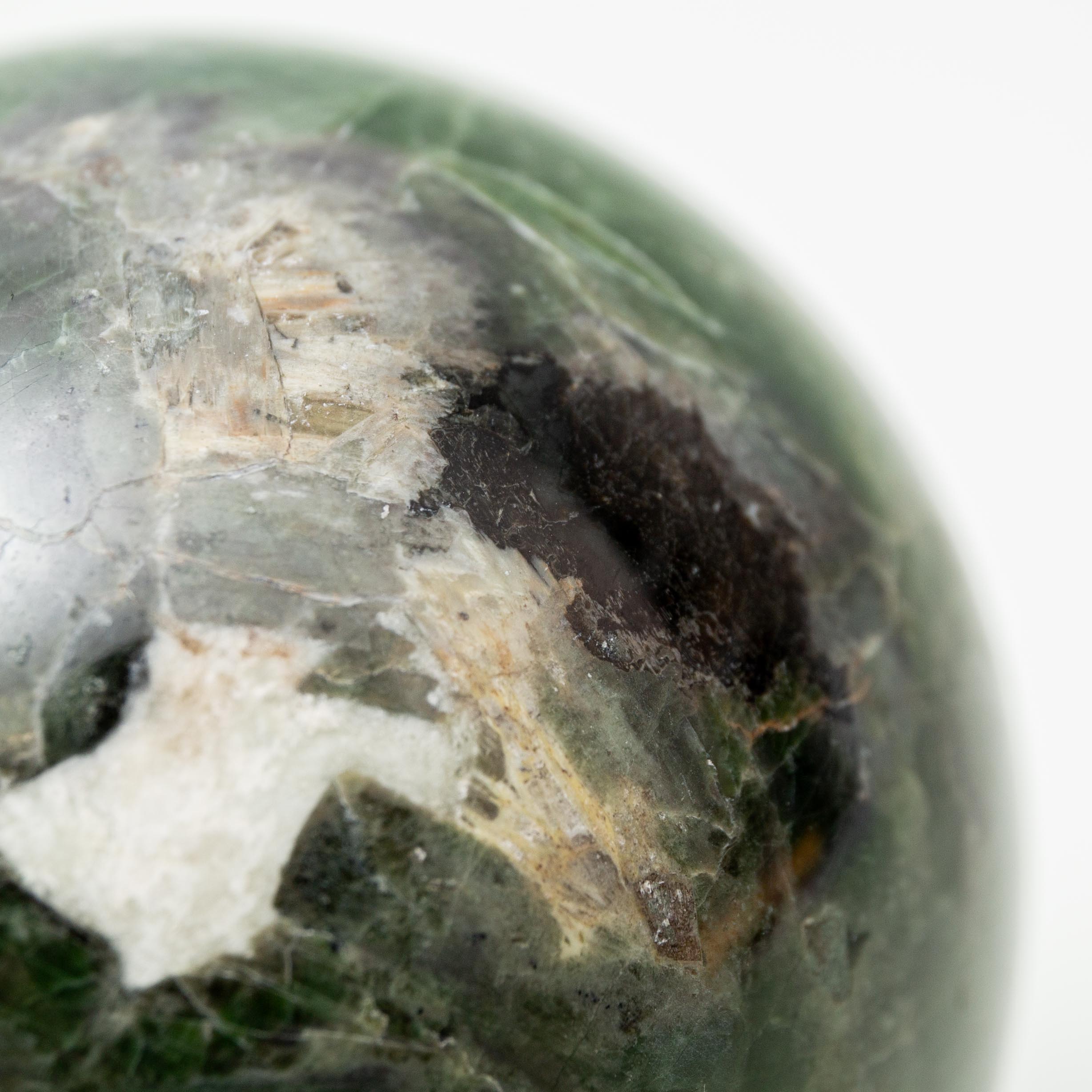 Chrome Diopside Sphere - 60mm/343g (B)