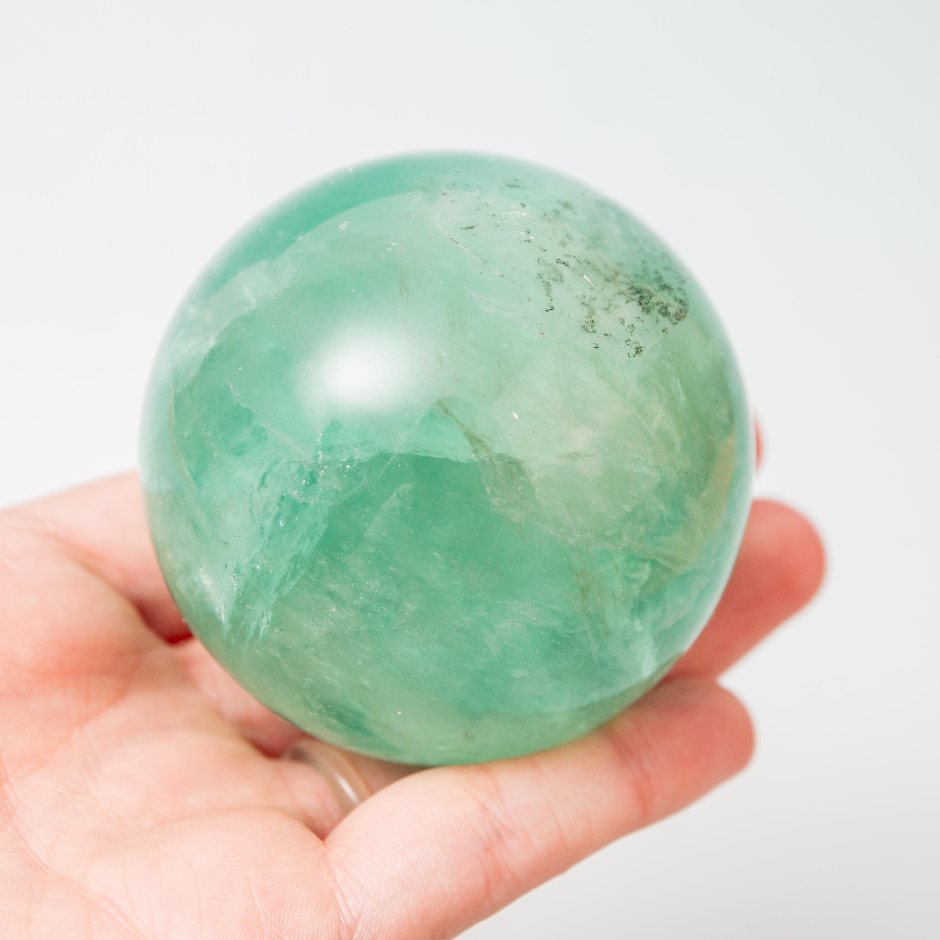 Green Fluorite Sphere - 60mm/364g