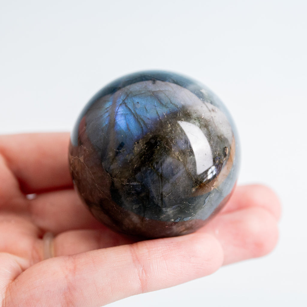 Labradorite Sphere - 47mm/127g