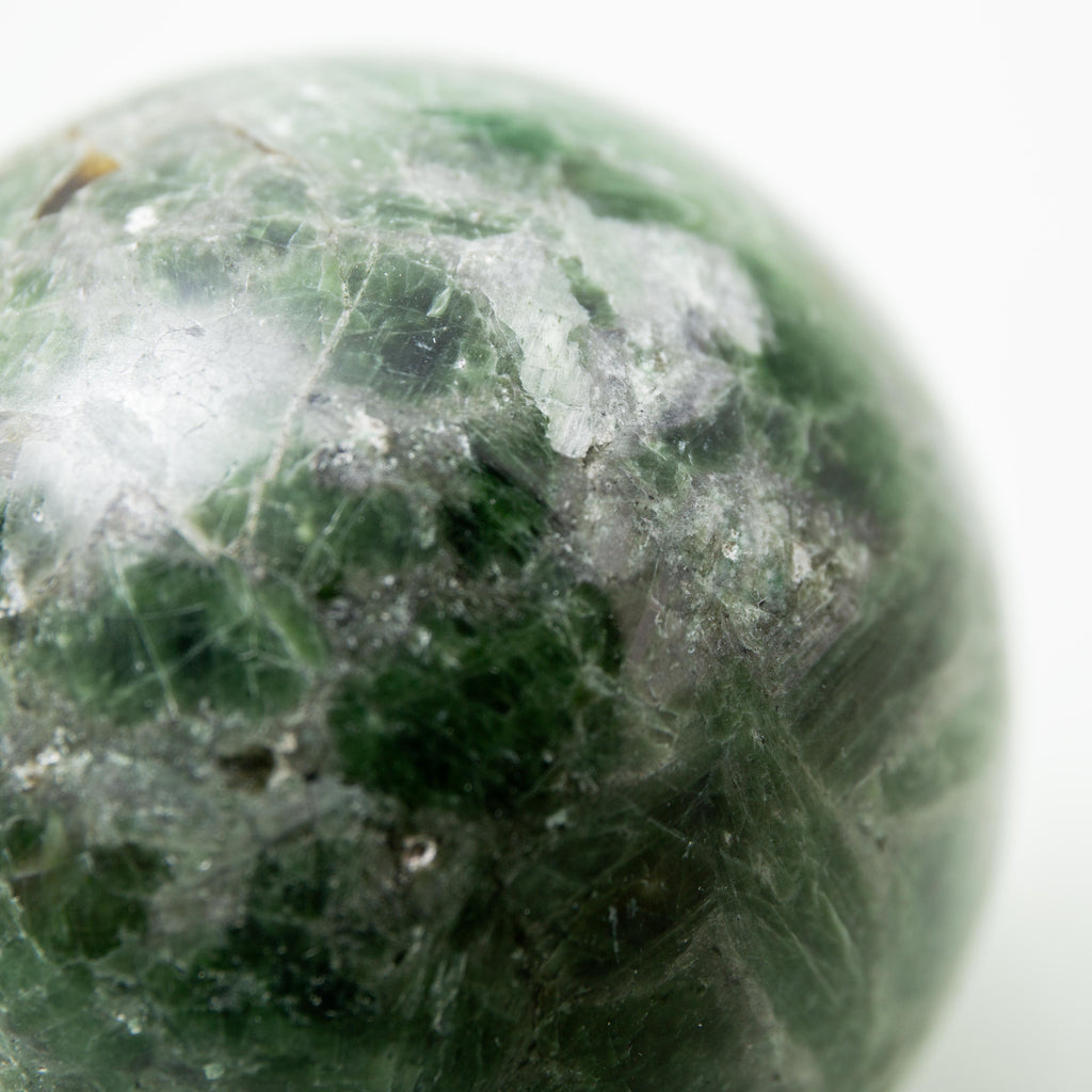 Chrome Diopside Sphere - 57mm/238g