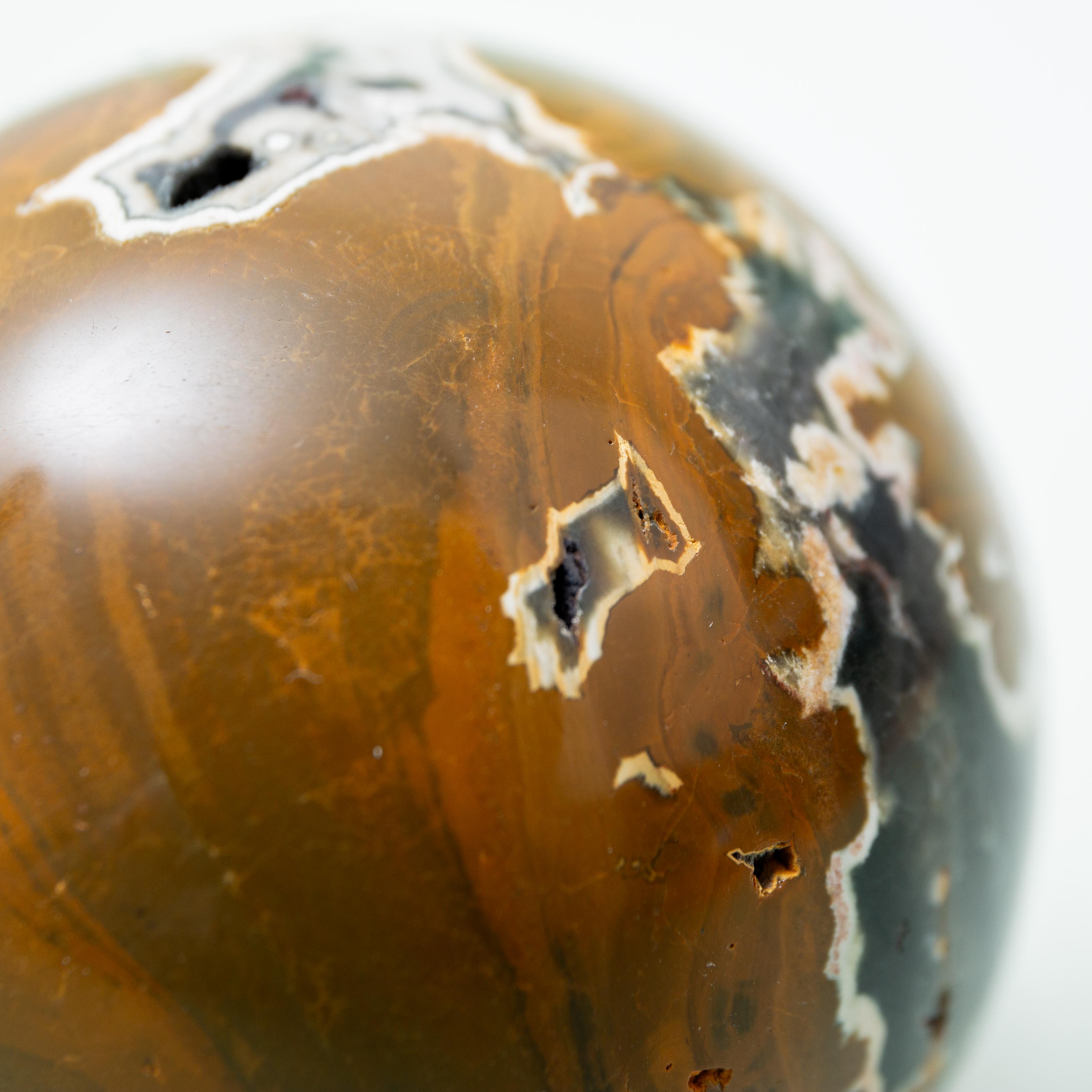 Ocean Jasper Sphere - 64mm/279g