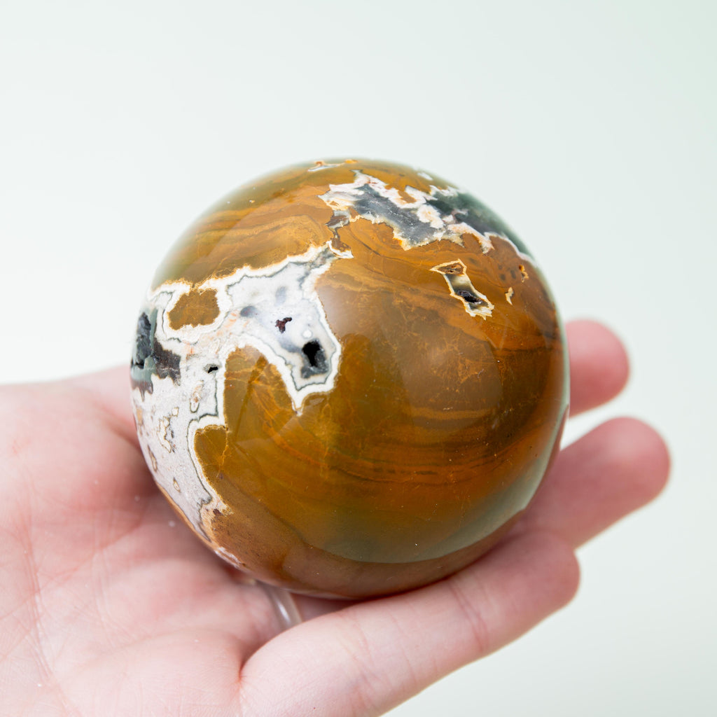 Ocean Jasper Sphere - 64mm/279g