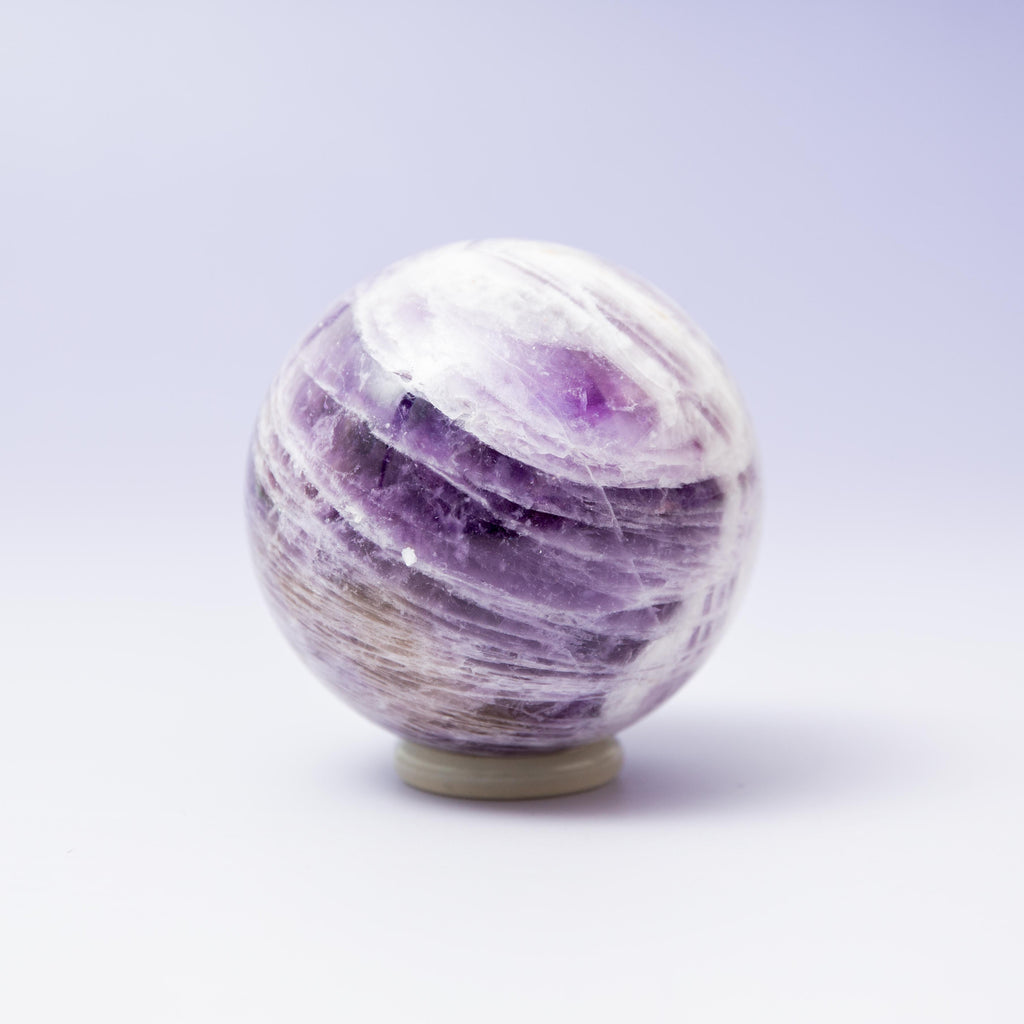 Chevron Amethyst Sphere - 57mm/201g