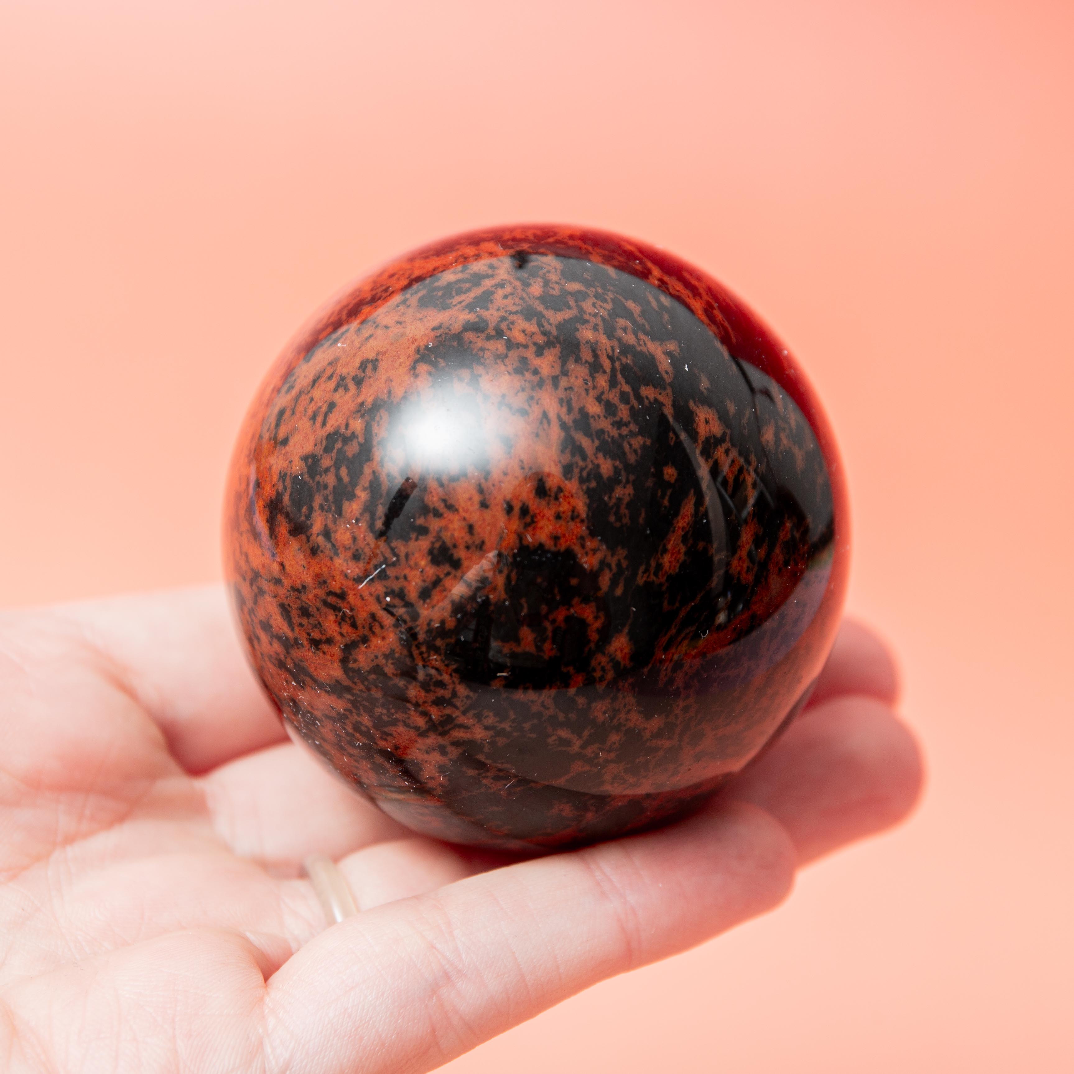 Mahogany Obsidian Sphere - 62mm/241g