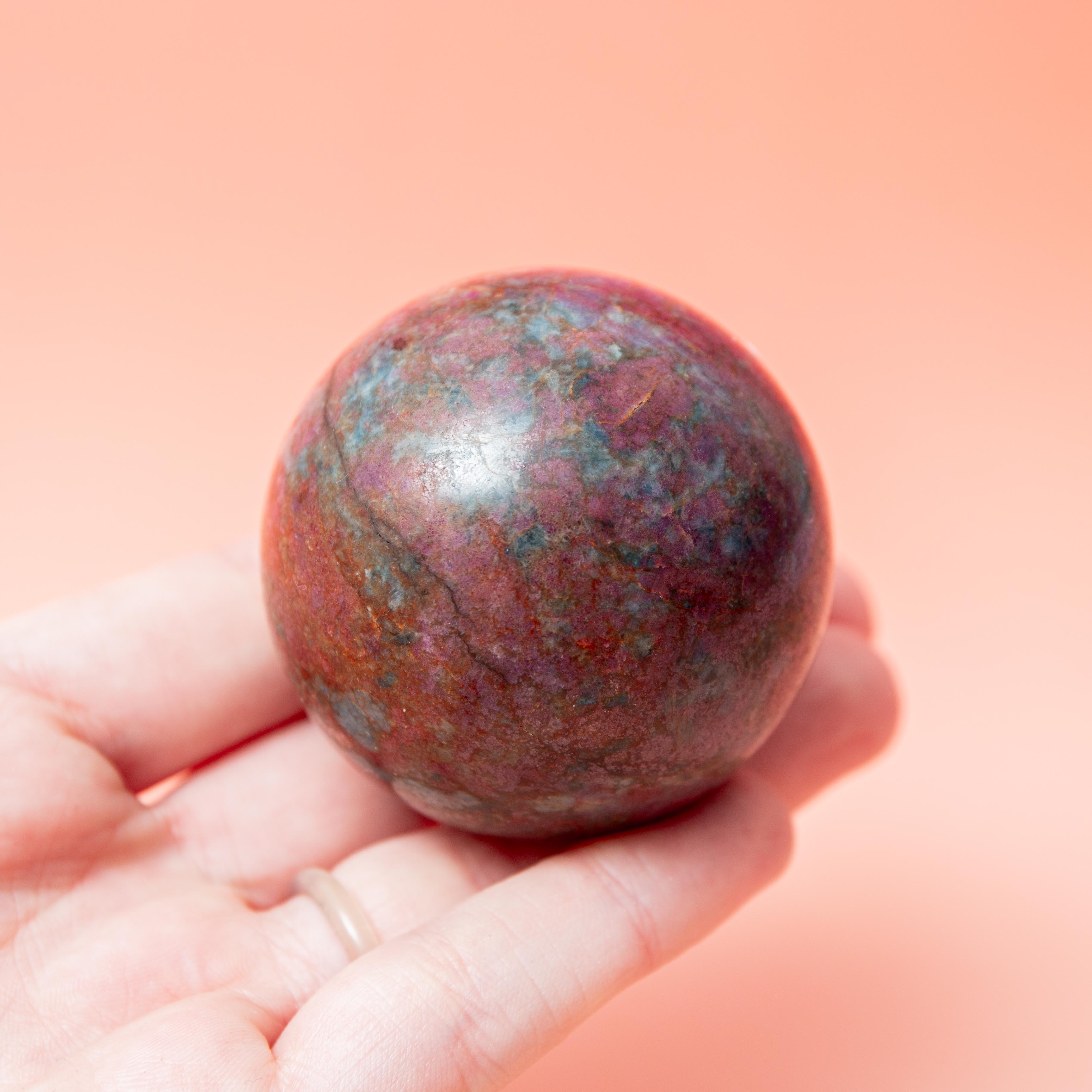 Ruby in Kyanite Sphere - 52mm/197g