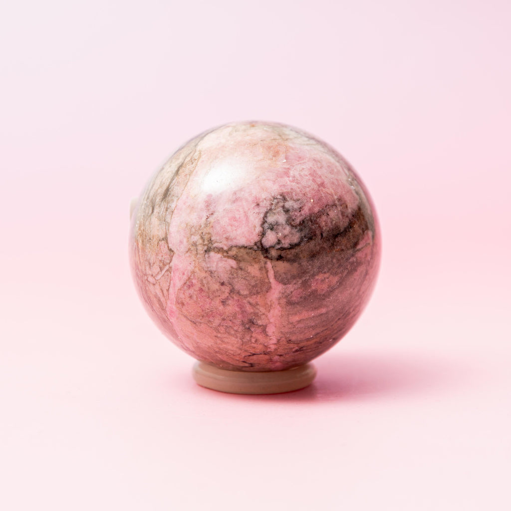 Rhodonite Sphere - 52mm/212g