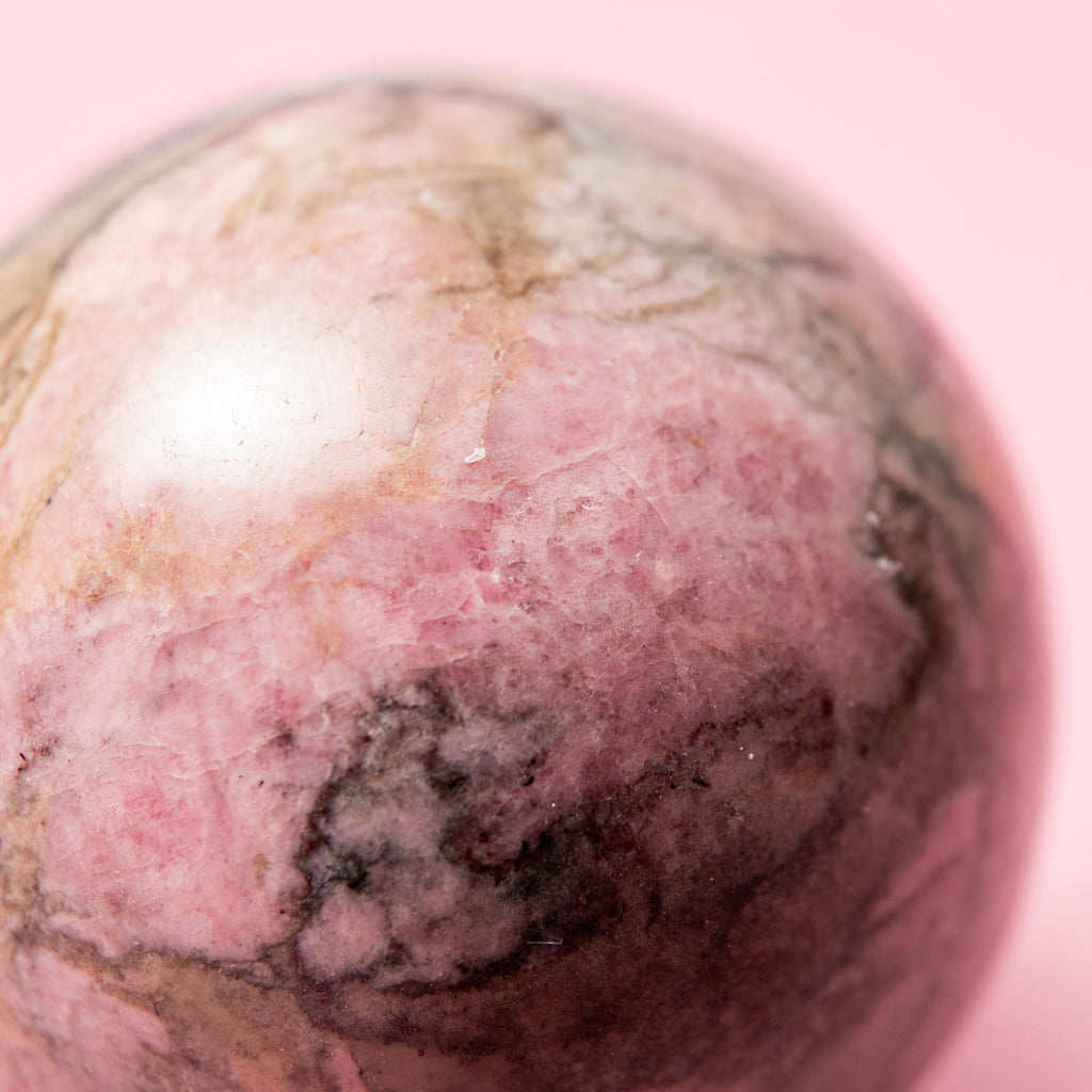 Rhodonite Sphere - 52mm/212g