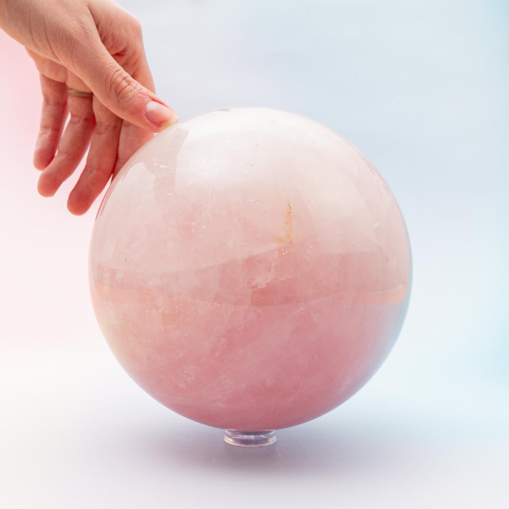 Rose Quartz Sphere - 120 mm 5000 gr — photo 3