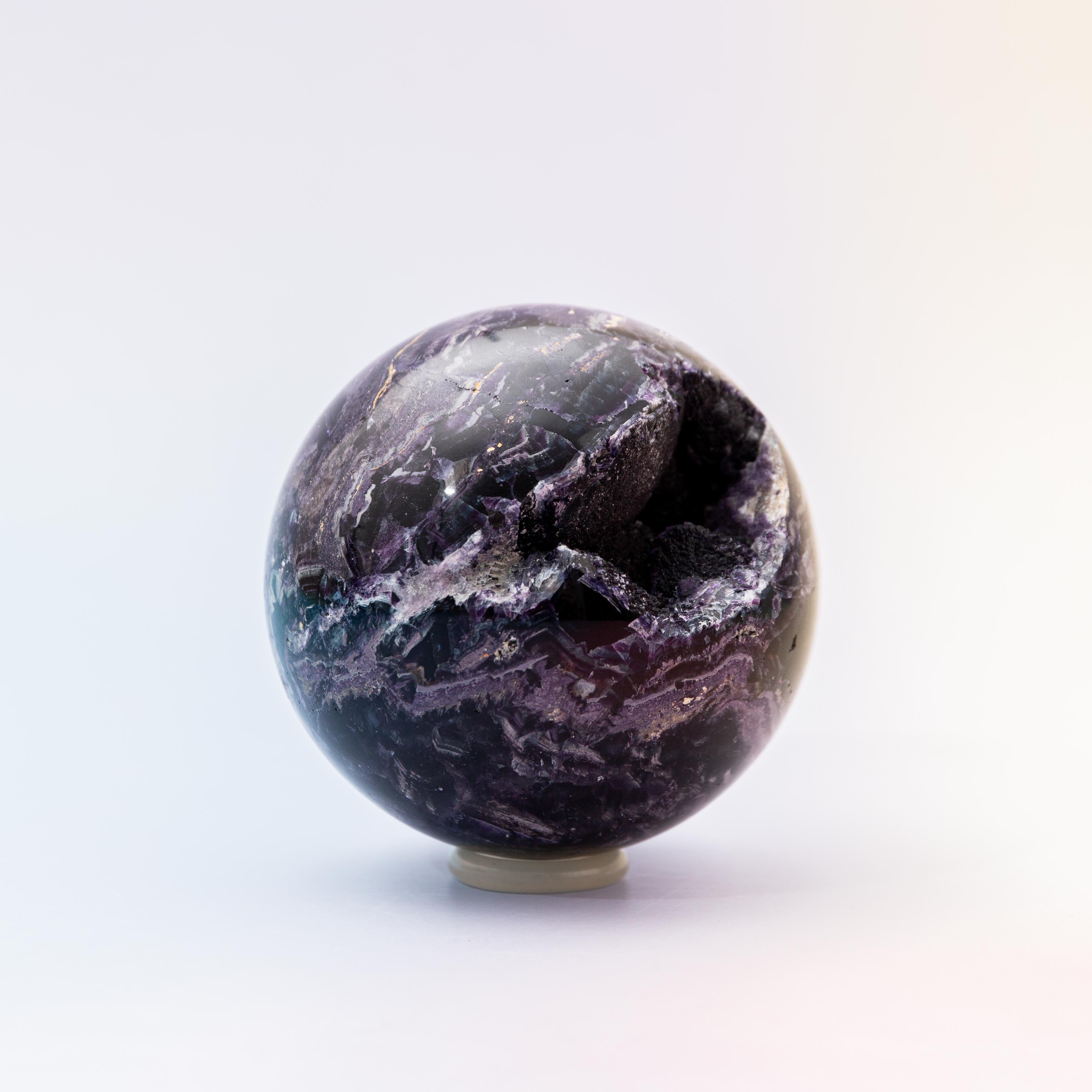 Fluorite Sphere - 72mm/613g