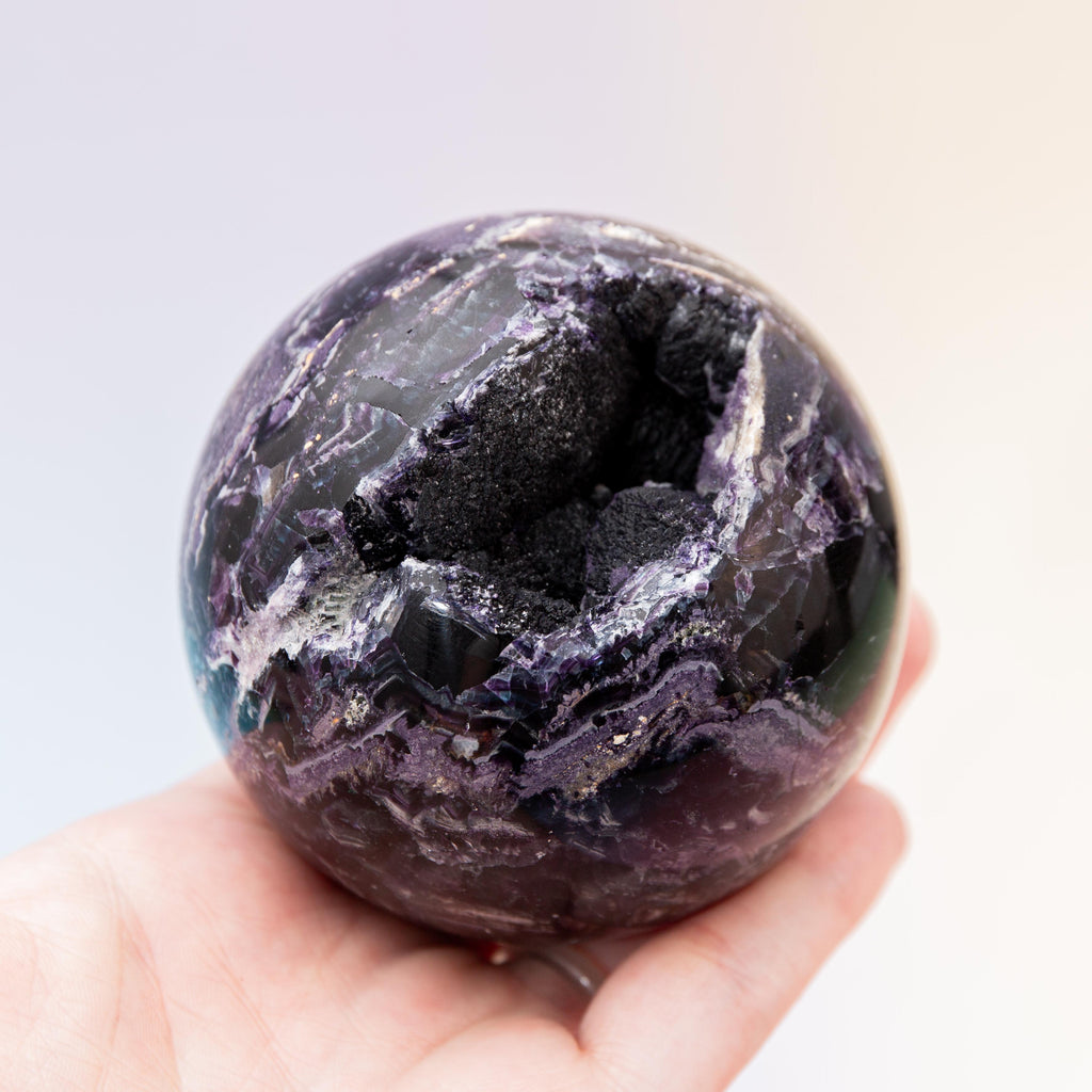 Fluorite Sphere - 72mm/613g