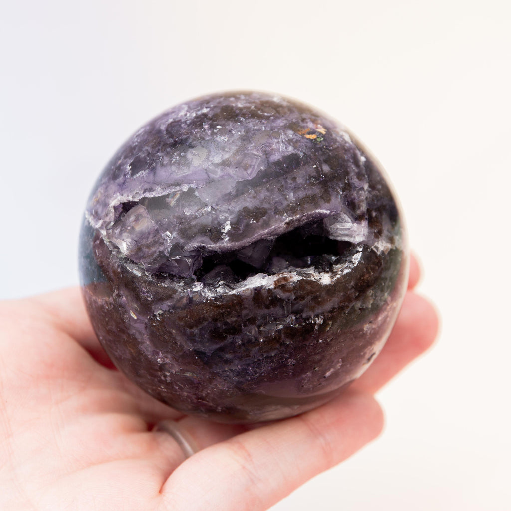 Fluorite Sphere - 63mm/380g