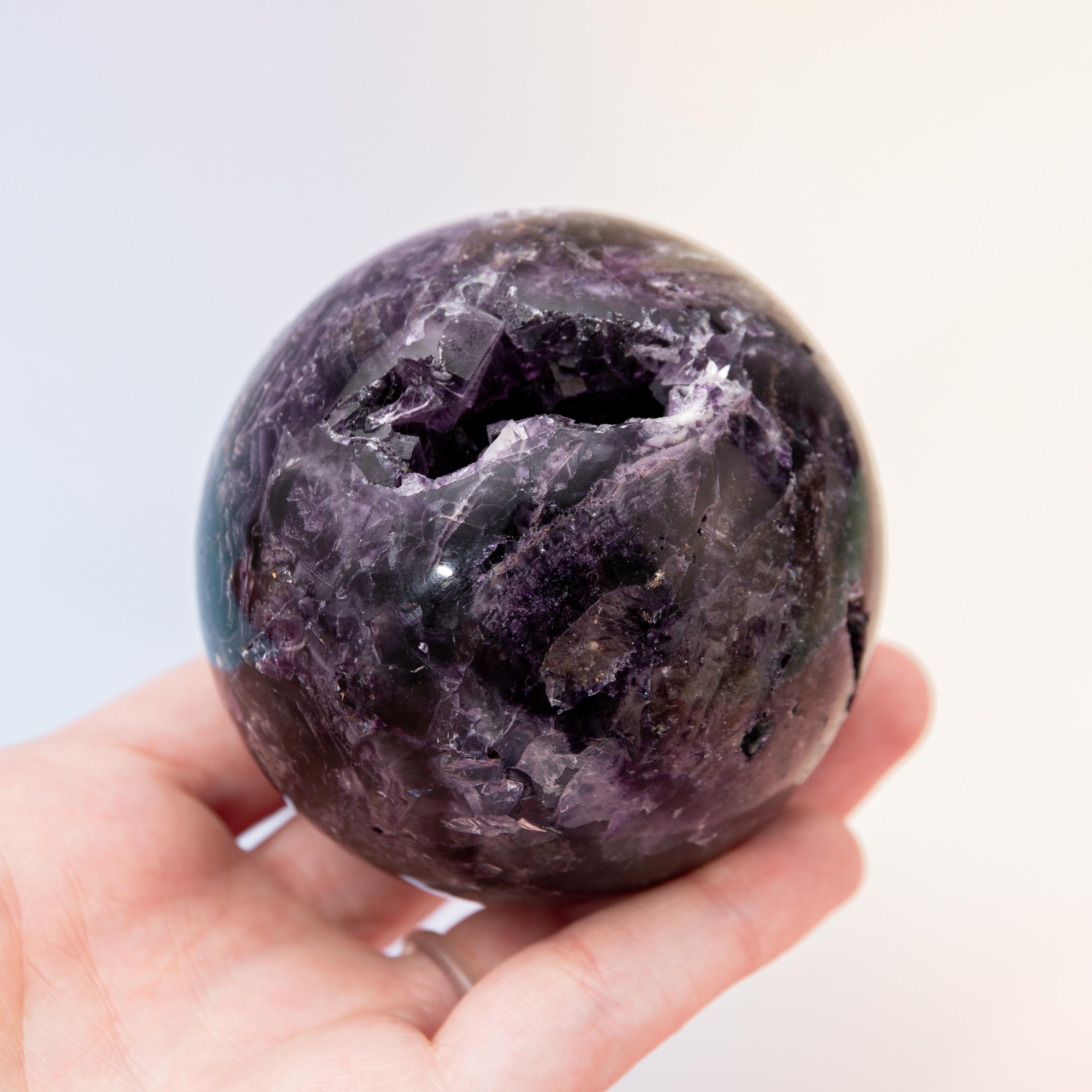 Fluorite Sphere - 70mm/528g