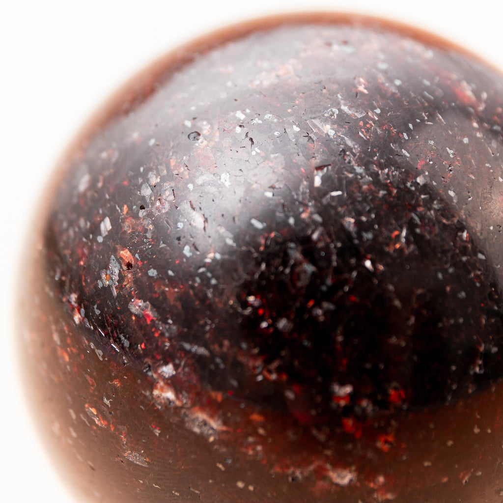 Red Mica Sphere - 62mm/322g