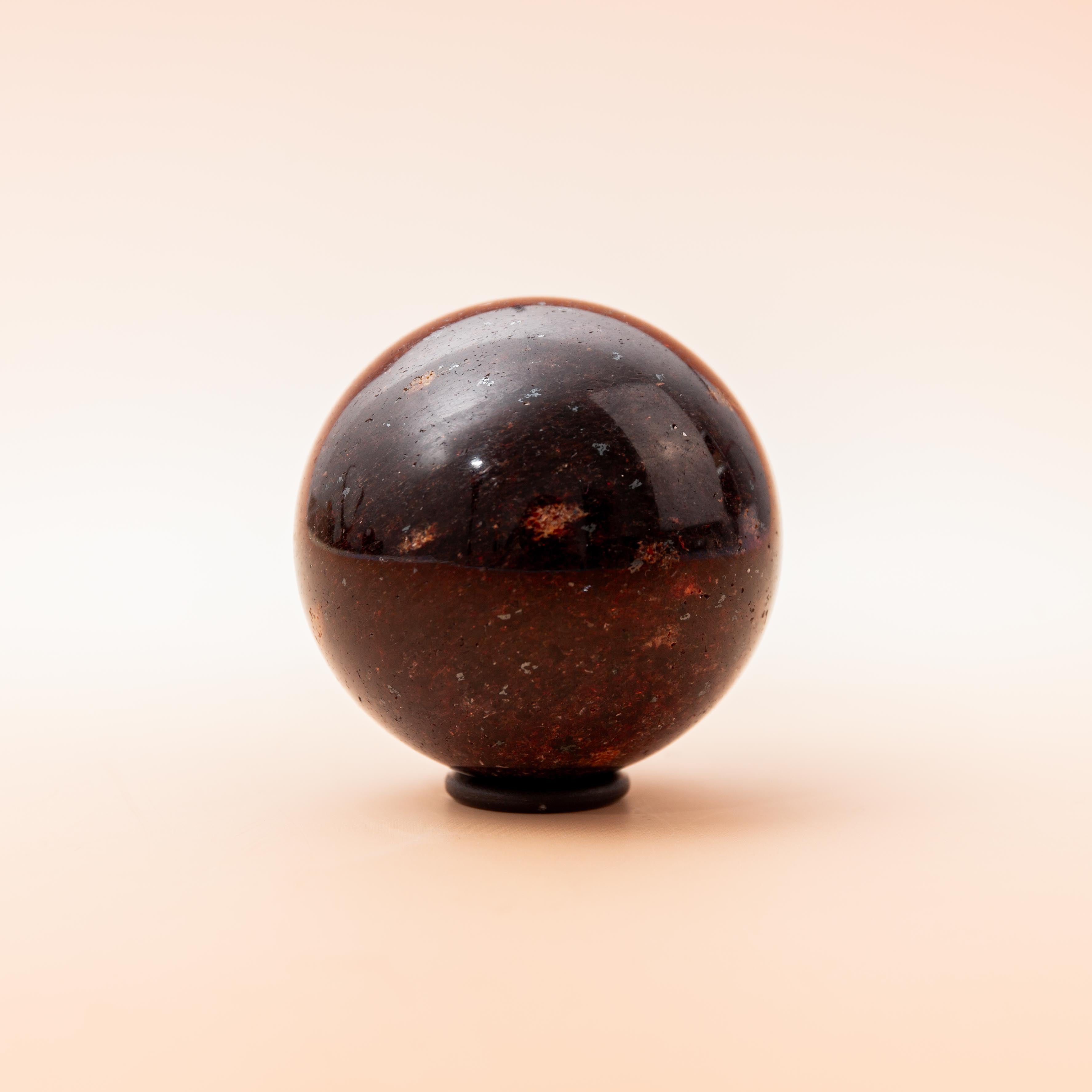 Red Mica Sphere - 55mm/242g