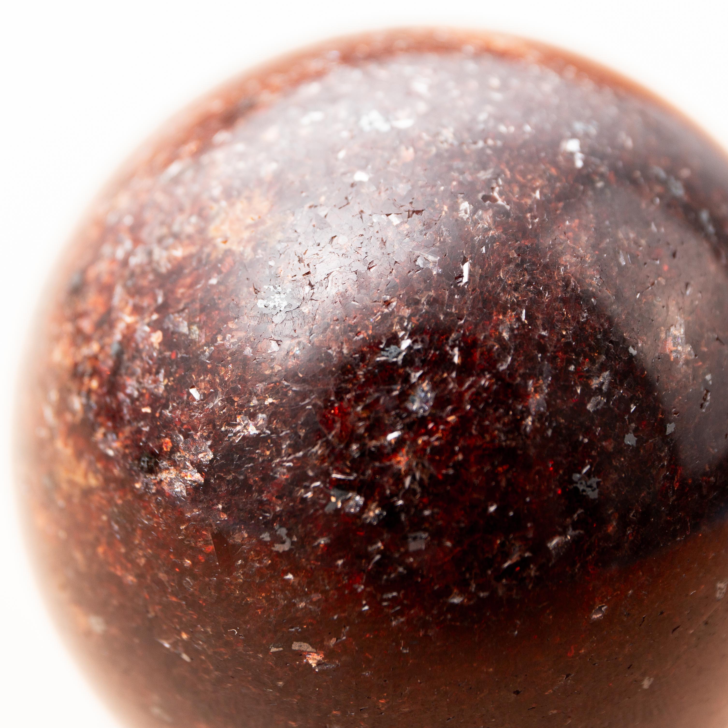 Red Mica Sphere - 55mm/242g
