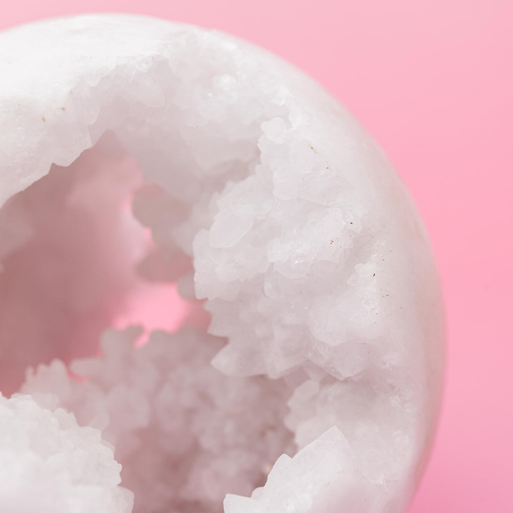 Quartz with Drusy Sphere - 80mm/358g