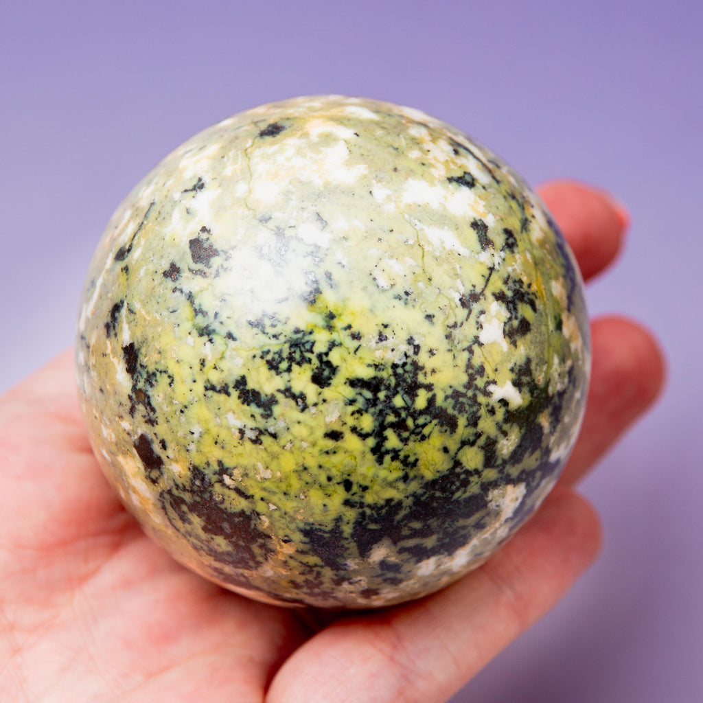 Serpentine with Pyrite (Peru) Sphere - 60mm/324g