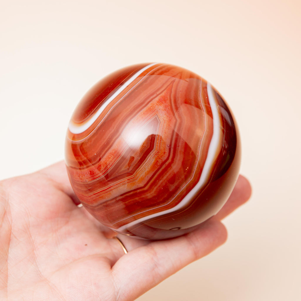 Carnelian Sphere - 66mm/401g