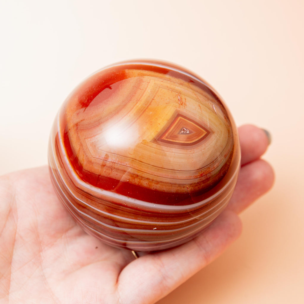 Carnelian Sphere - 66mm/397g