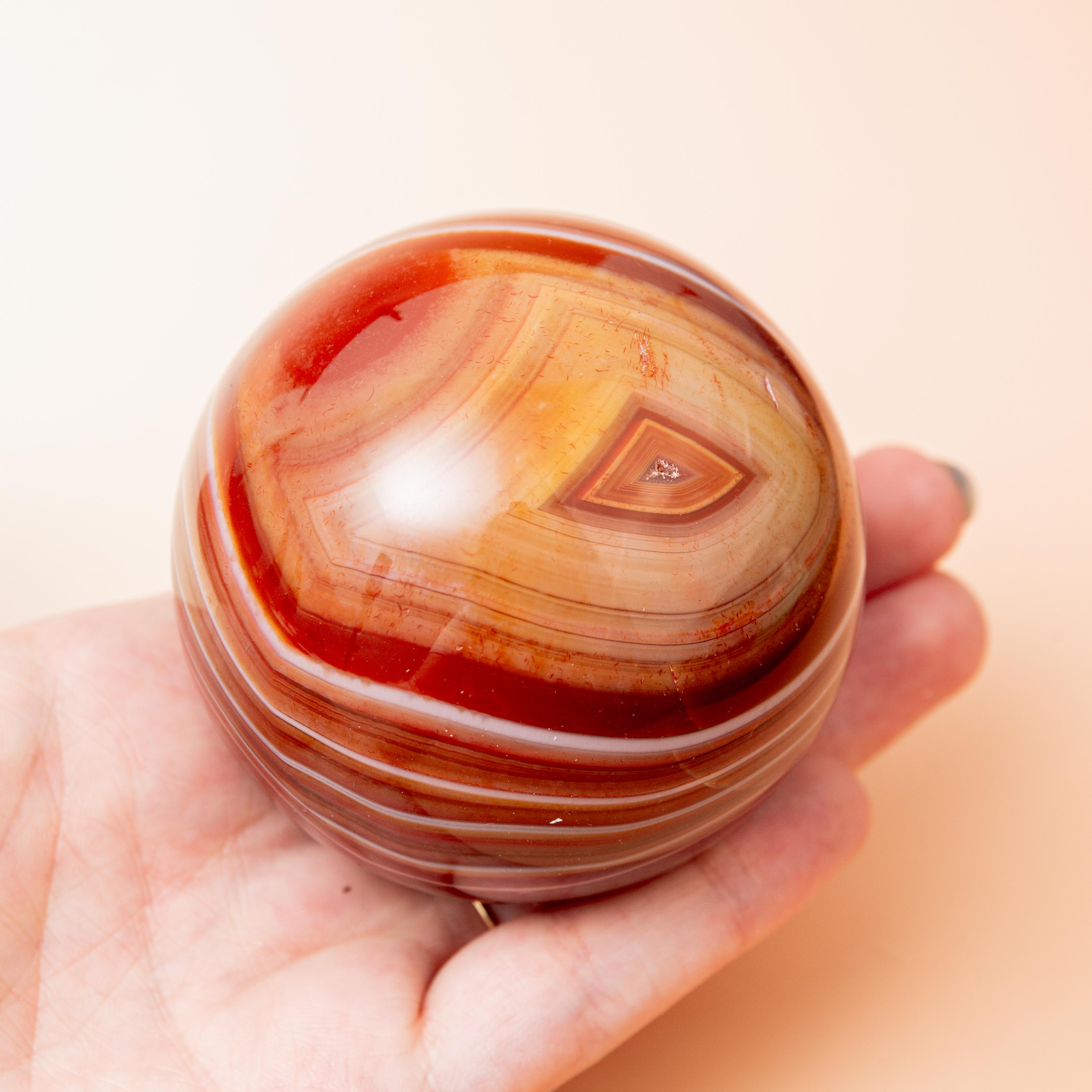 Carnelian Sphere - 66mm/397g