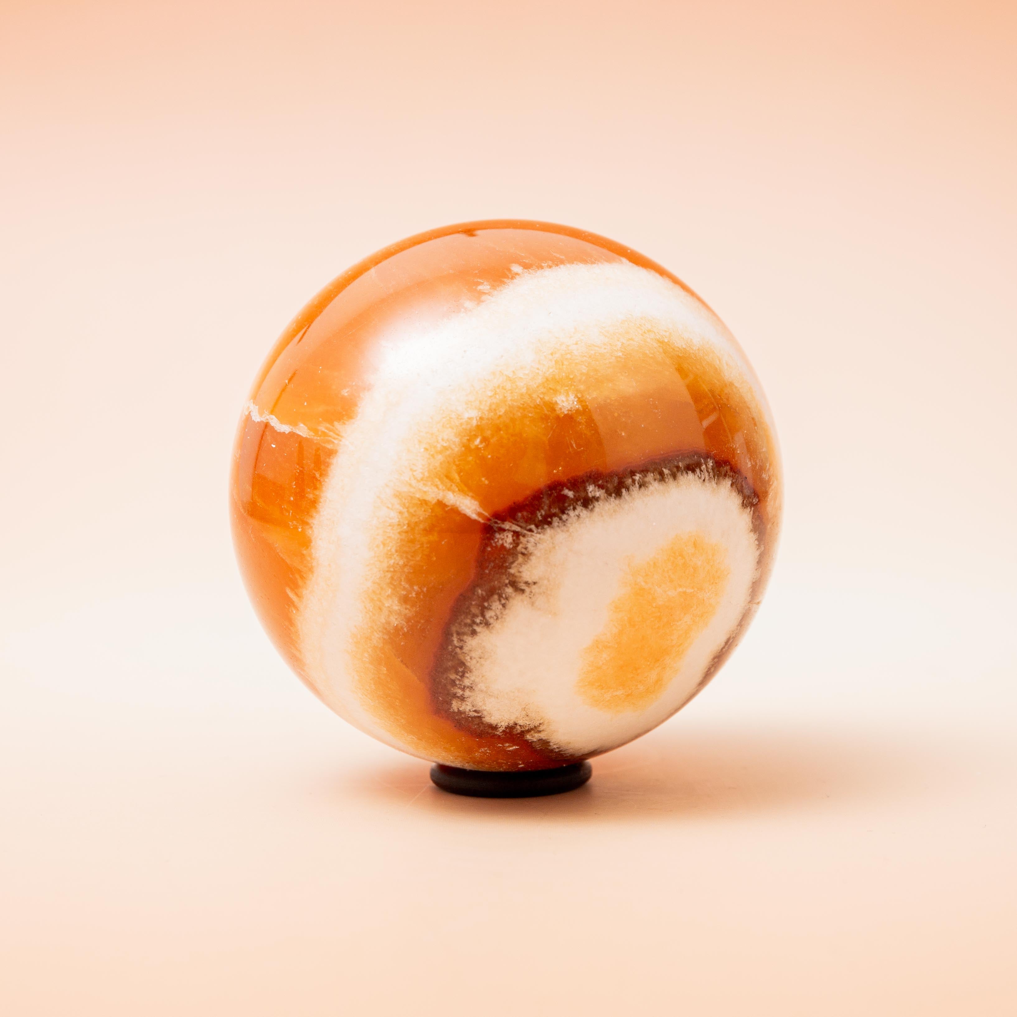 Yellow Calcite Sphere - 70mm/508g