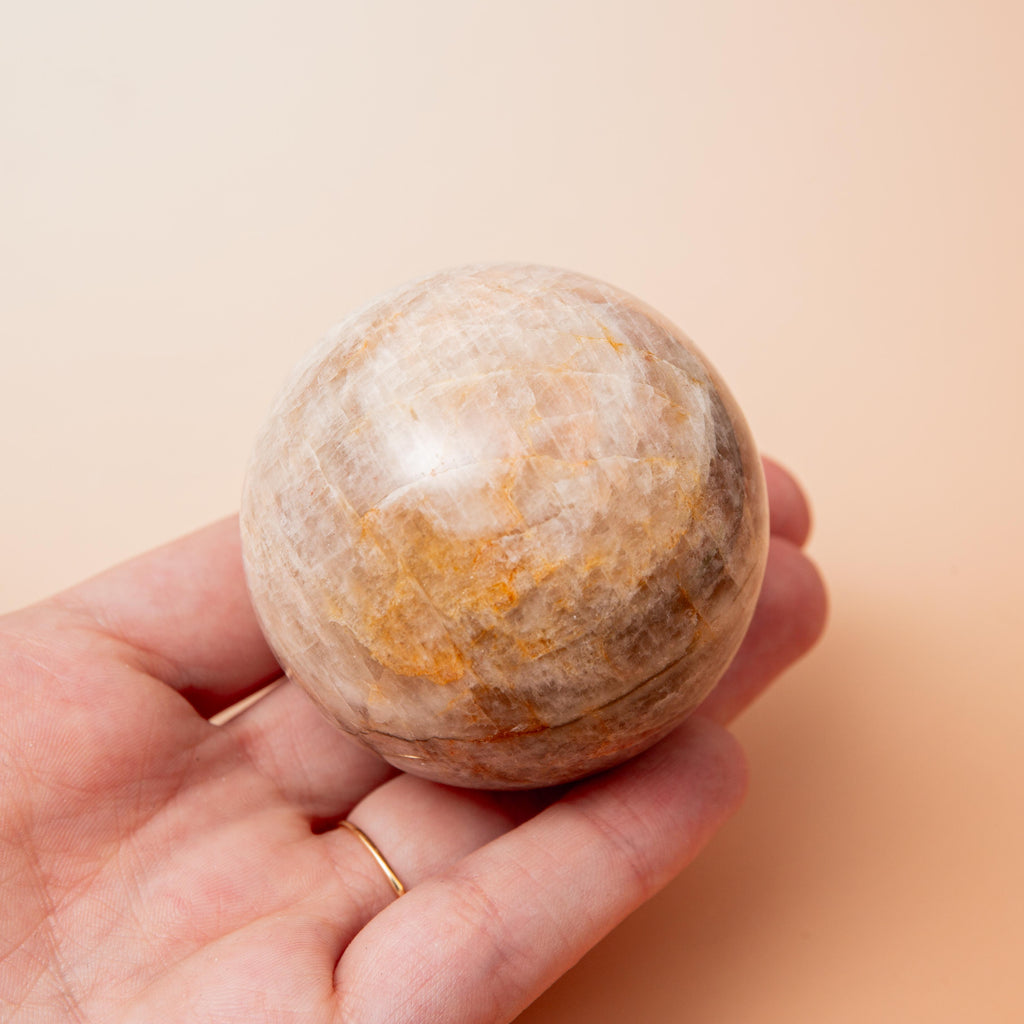 Blue Moonstone Sphere - 53mm/205g