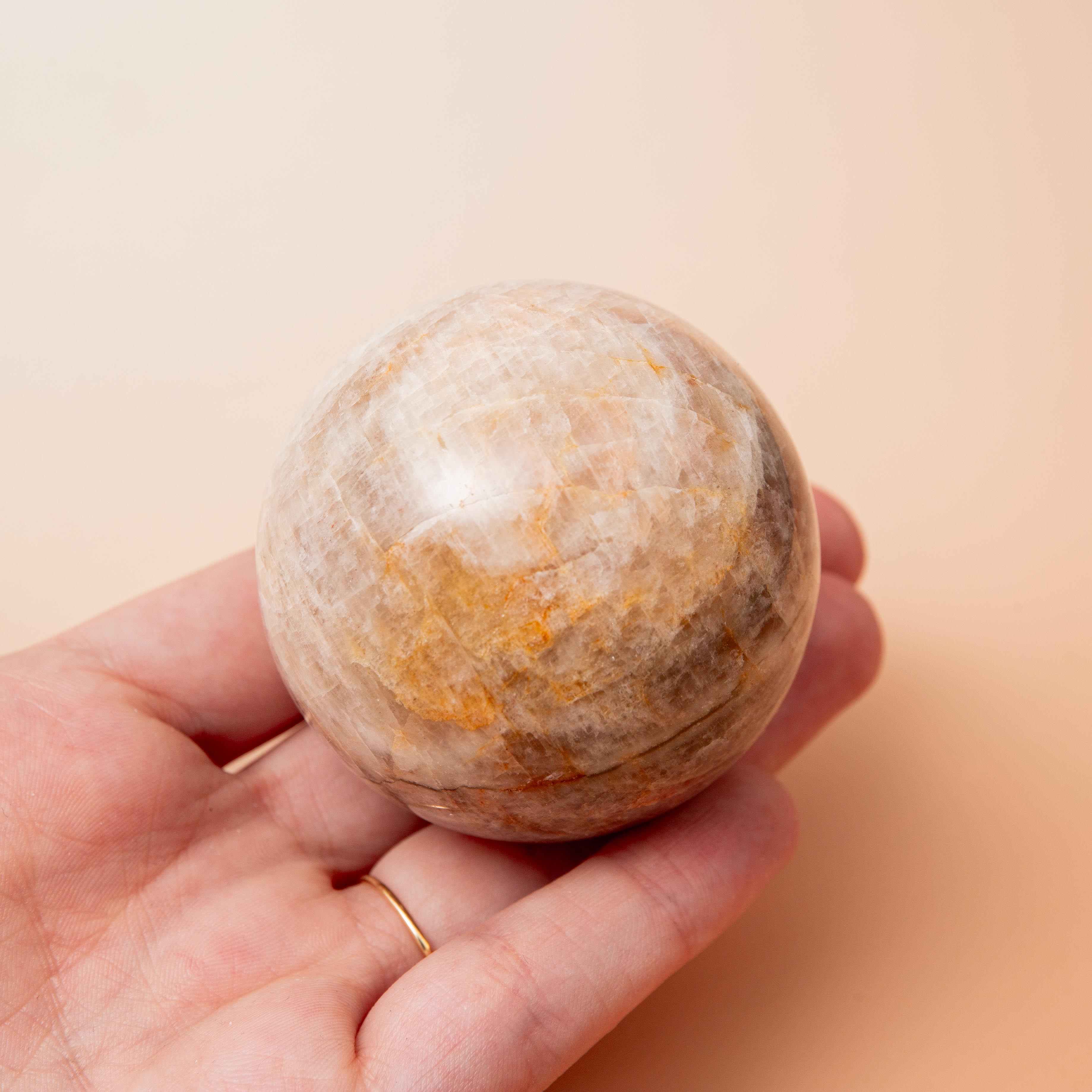 Blue Moonstone Sphere - 53mm/205g