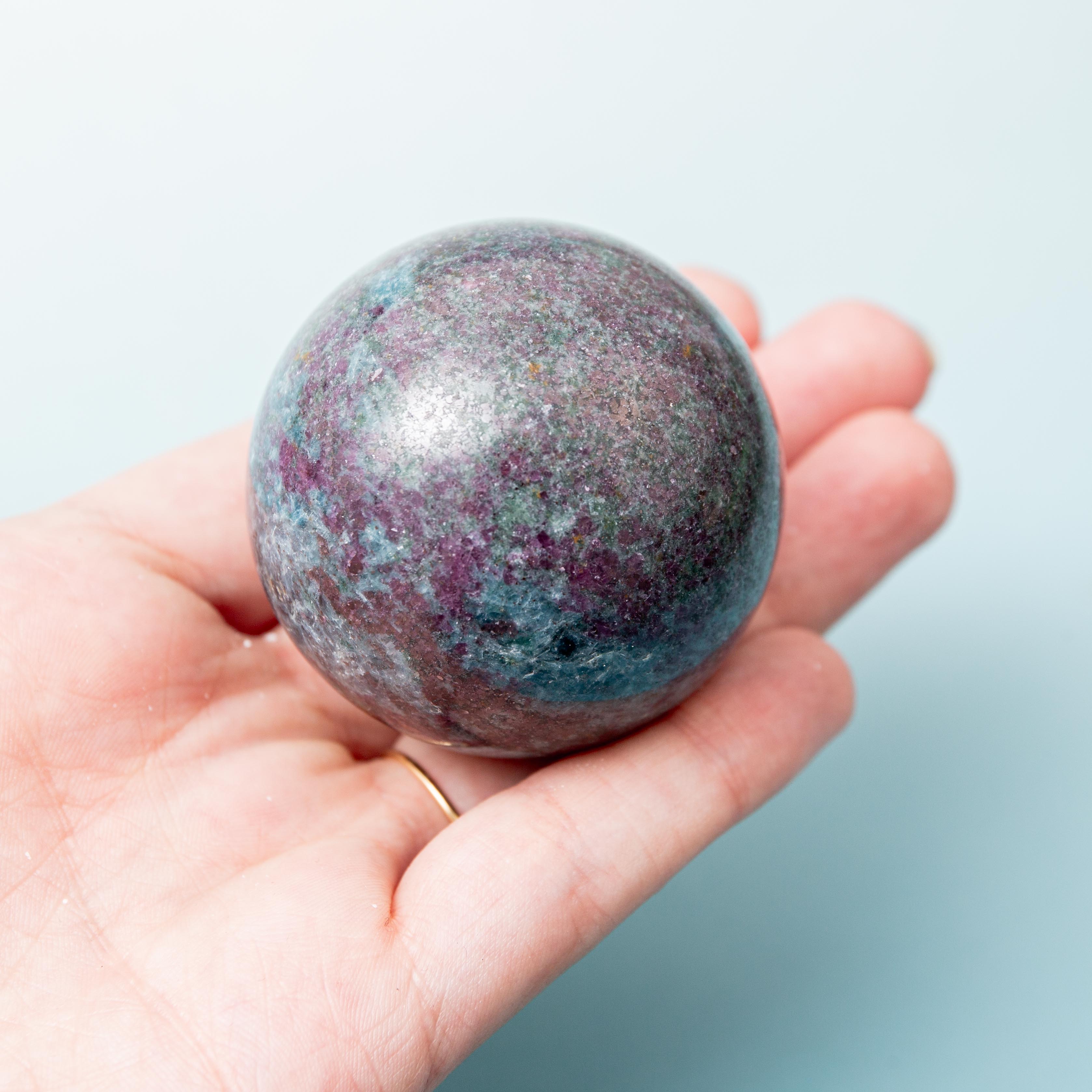 Ruby Fuchsite Sphere - 45mm/198g