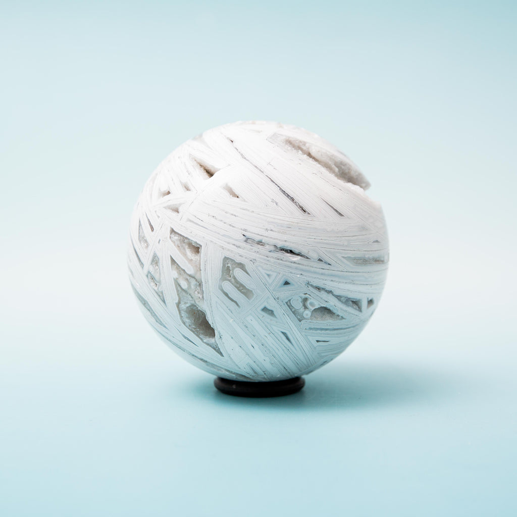 Mexican Agate Sphere - 60mm/254g