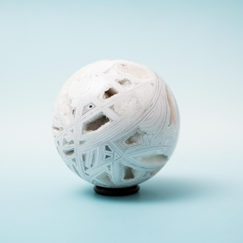 Mexican Agate Sphere - 60mm/210g