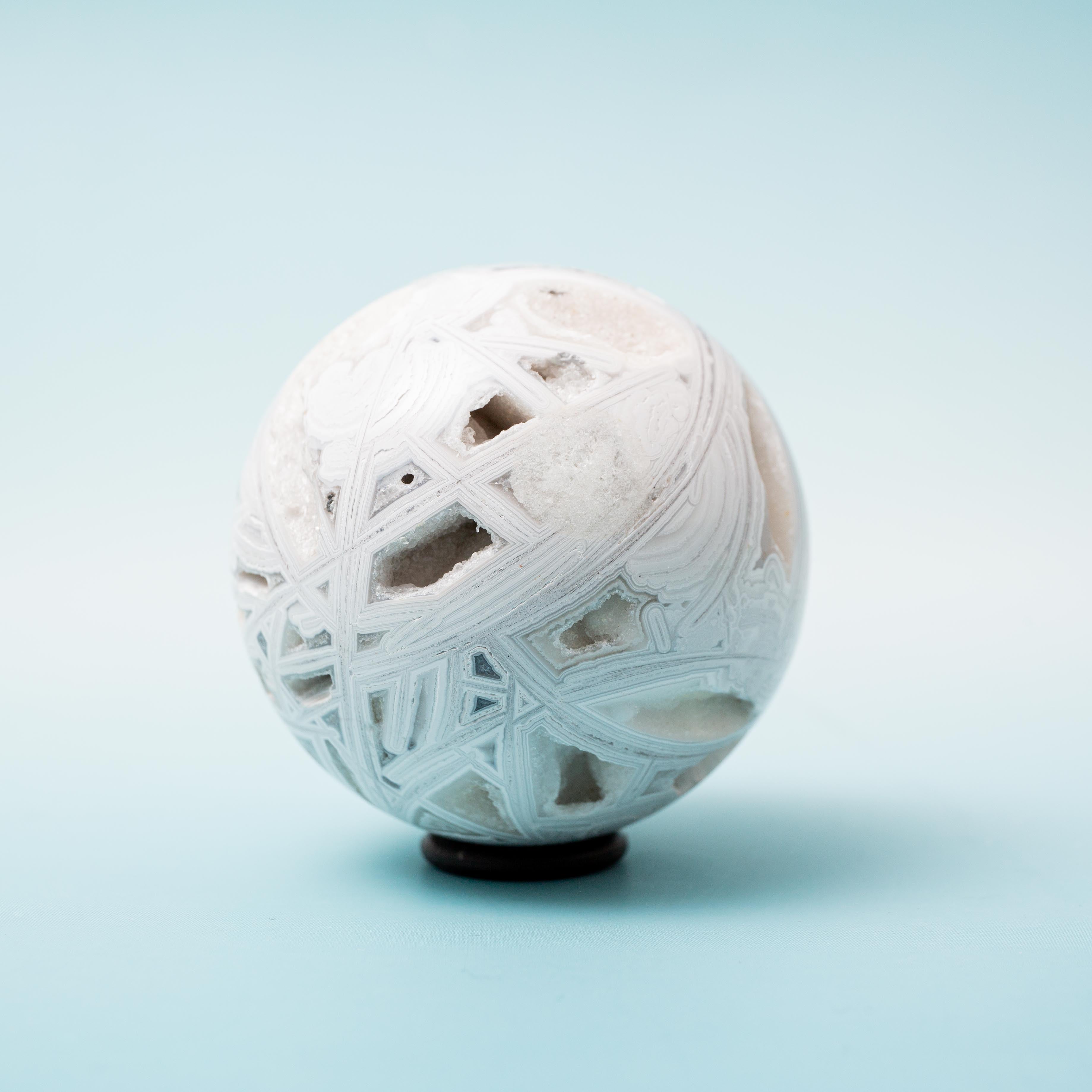 Mexican Agate Sphere - 60mm/210g