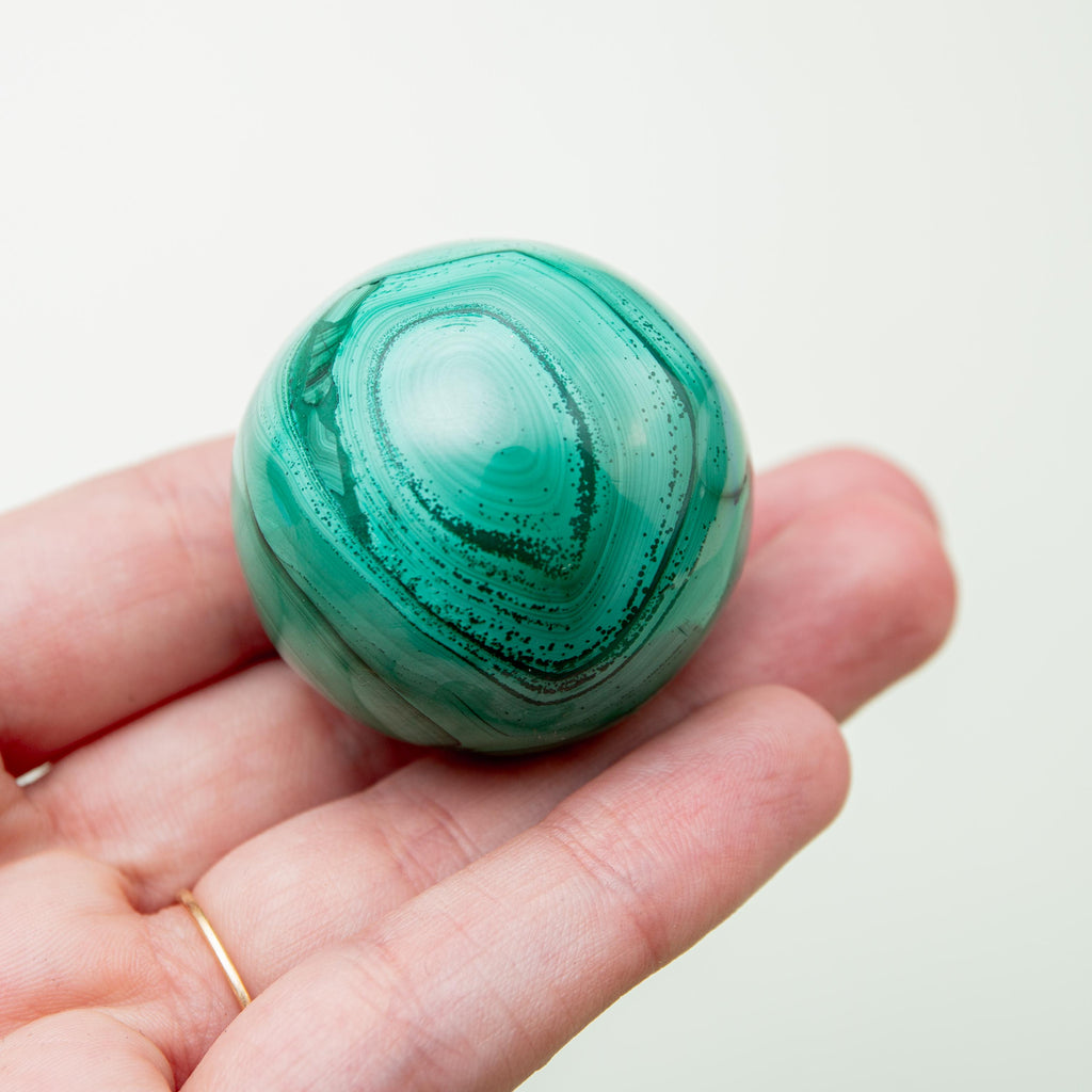 Malachite Sphere - 37 mm 89 gr — photo 3