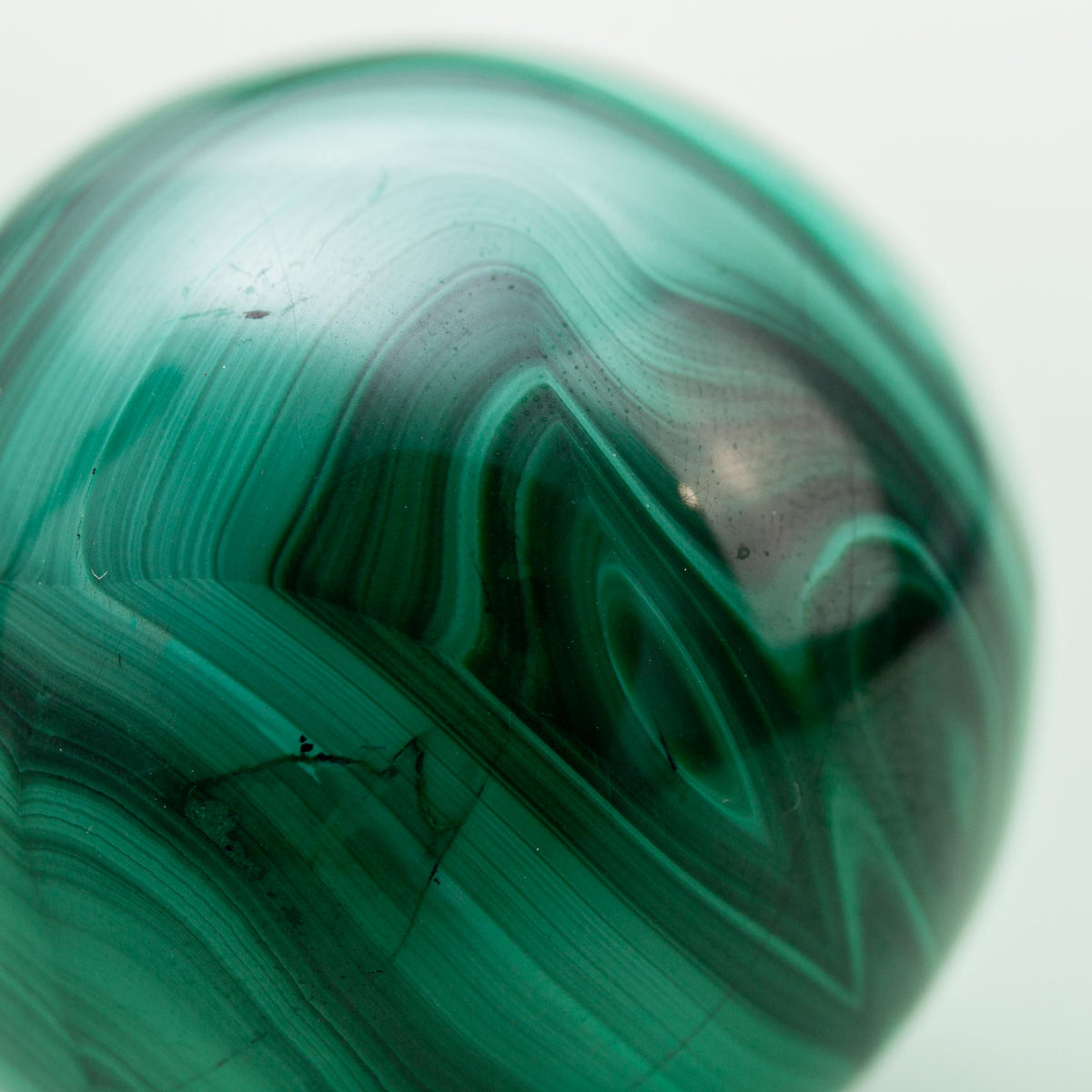 Malachite Sphere - 40 mm 119 gr — photo 2