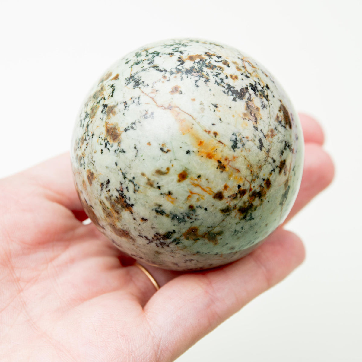 African Turquoise Sphere - 68 mm 266 gr — photo 3