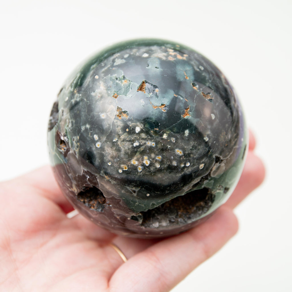 Ocean Jasper Sphere - 63 mm 310 gr — photo 3
